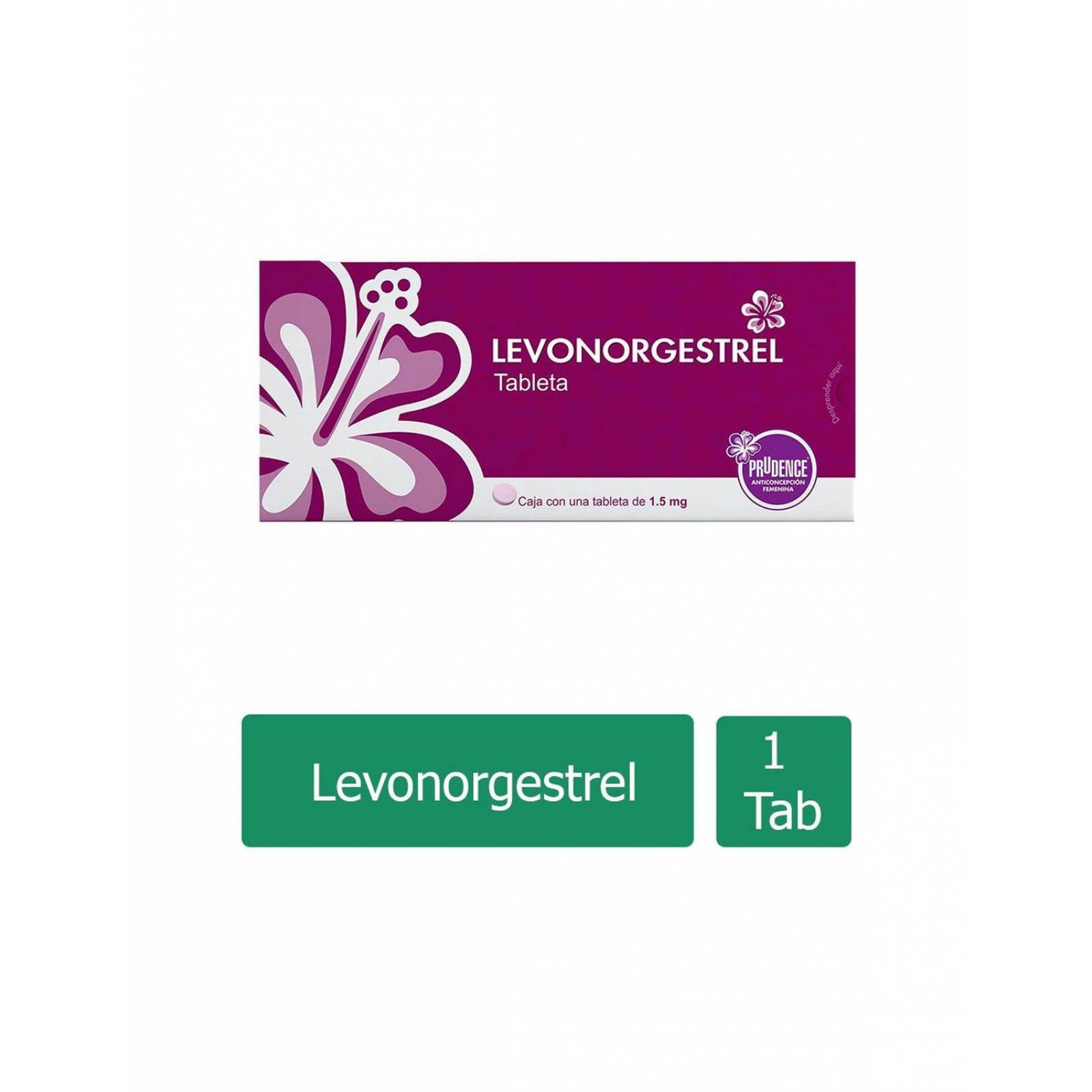 Levonorgestrel 1.5 mg Caja Con 1 Tableta 