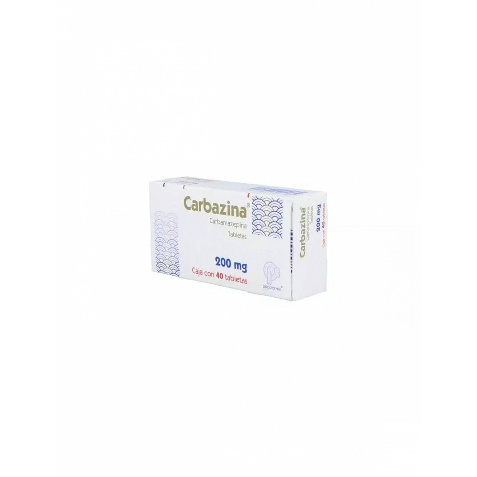 Carbazina 200 mg Caja con 40 Tabletas 