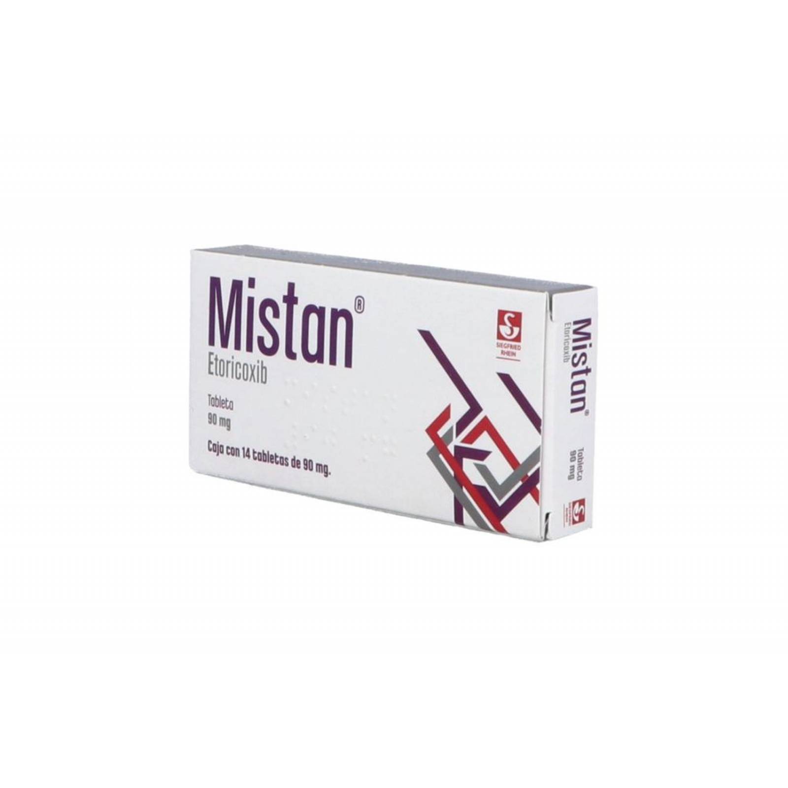 Mistan 90 mg Caja Con 14 Tabletas 