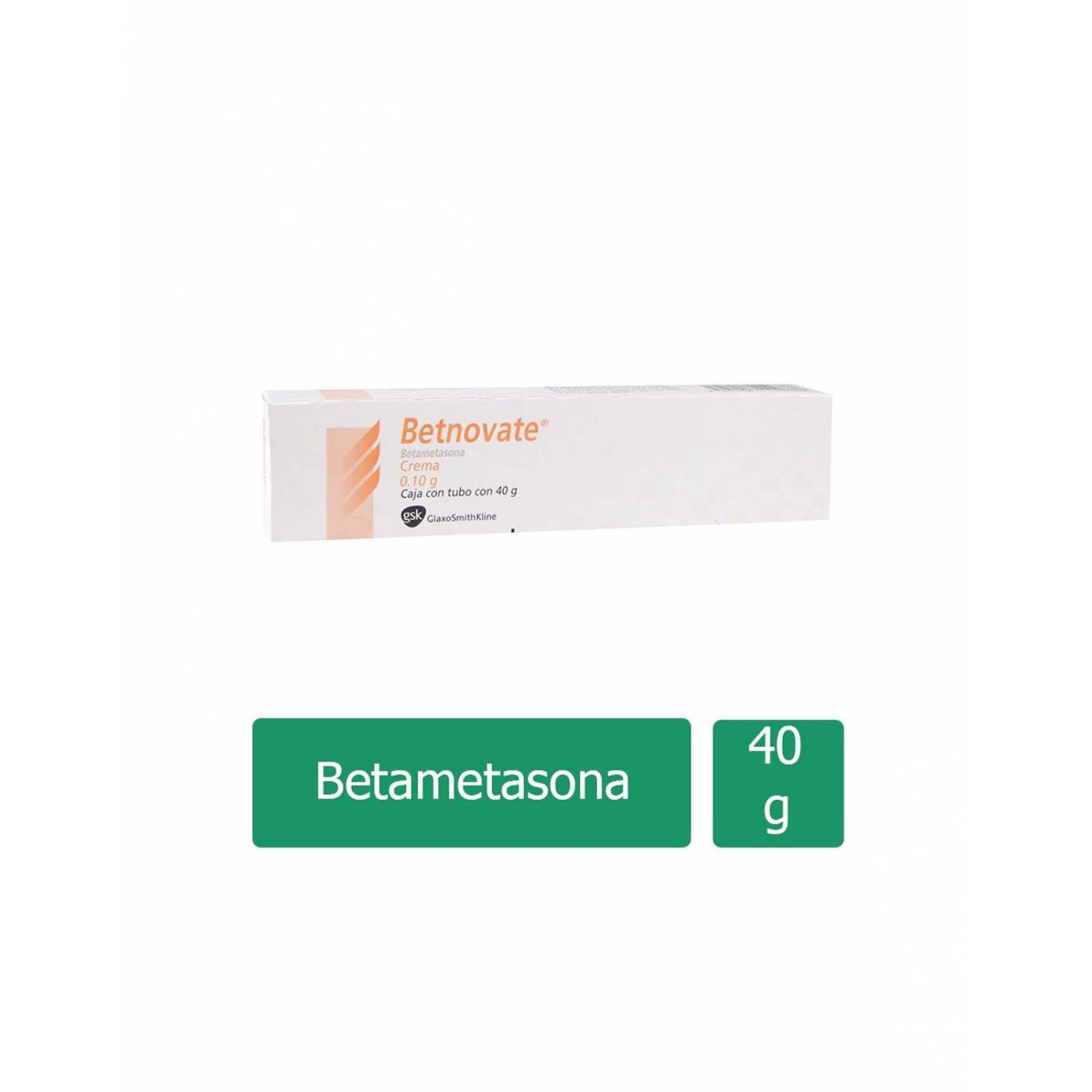 Betnovate Crema 0.10g Caja Con Tubo Con 40g 