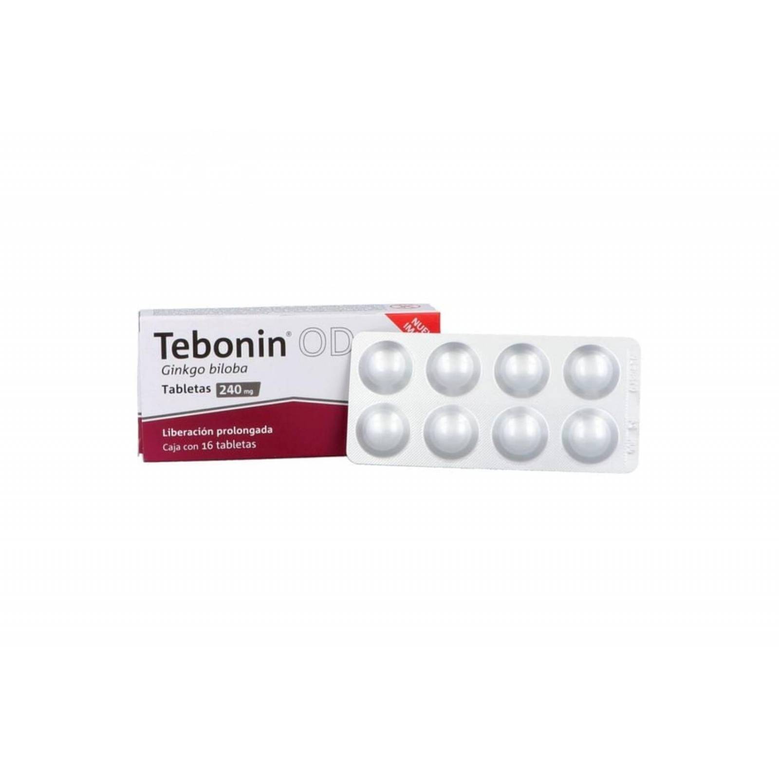 Tebonin OD 240 mg Caja Con 16 Tabletas 