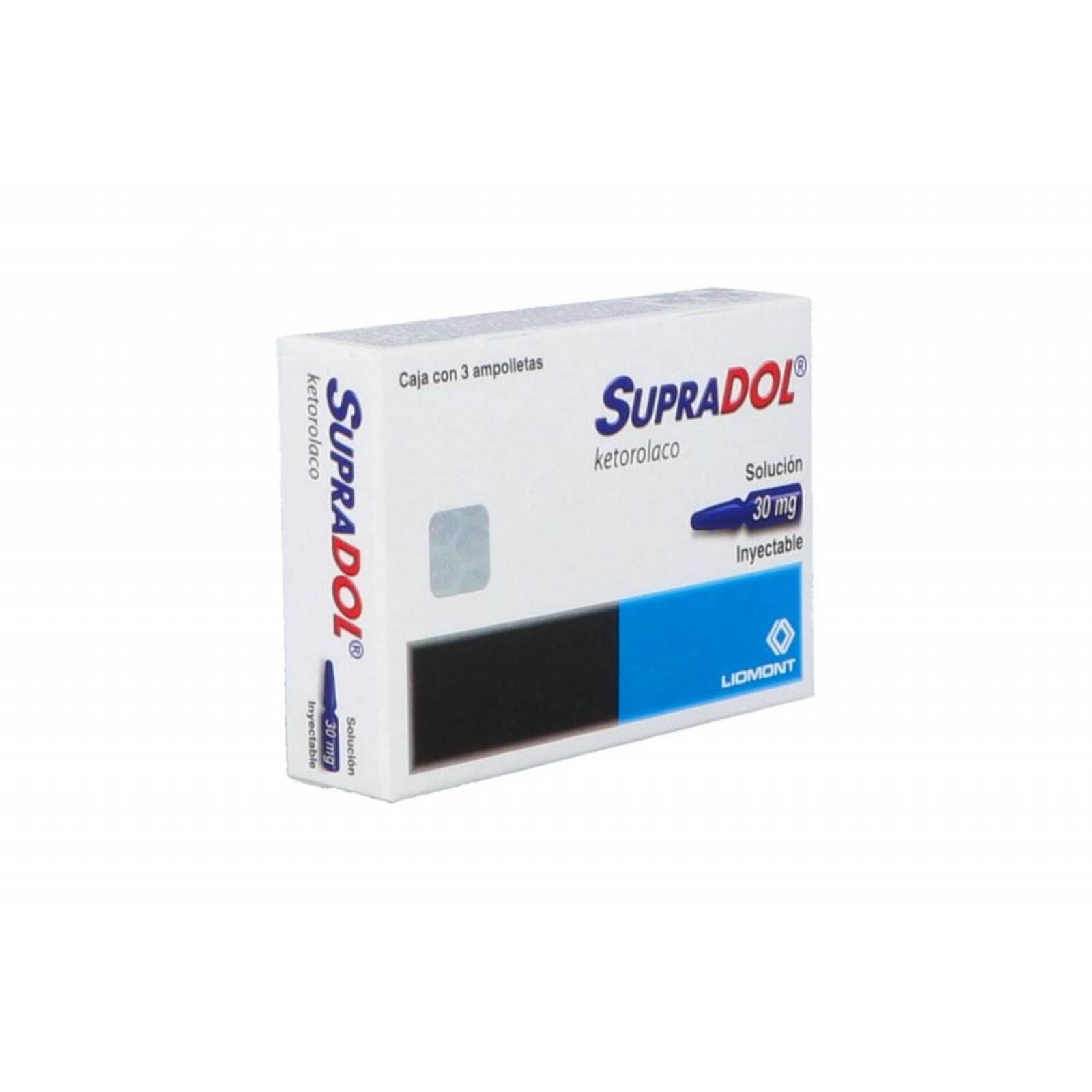 Supradol 30 mg Caja Con 3 Ampolletas 