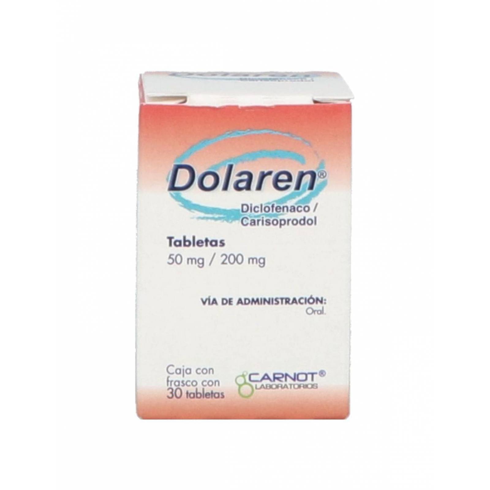 Dolaren 50 mg/200 mg Caja Con Frasco Con 30 Tabletas 