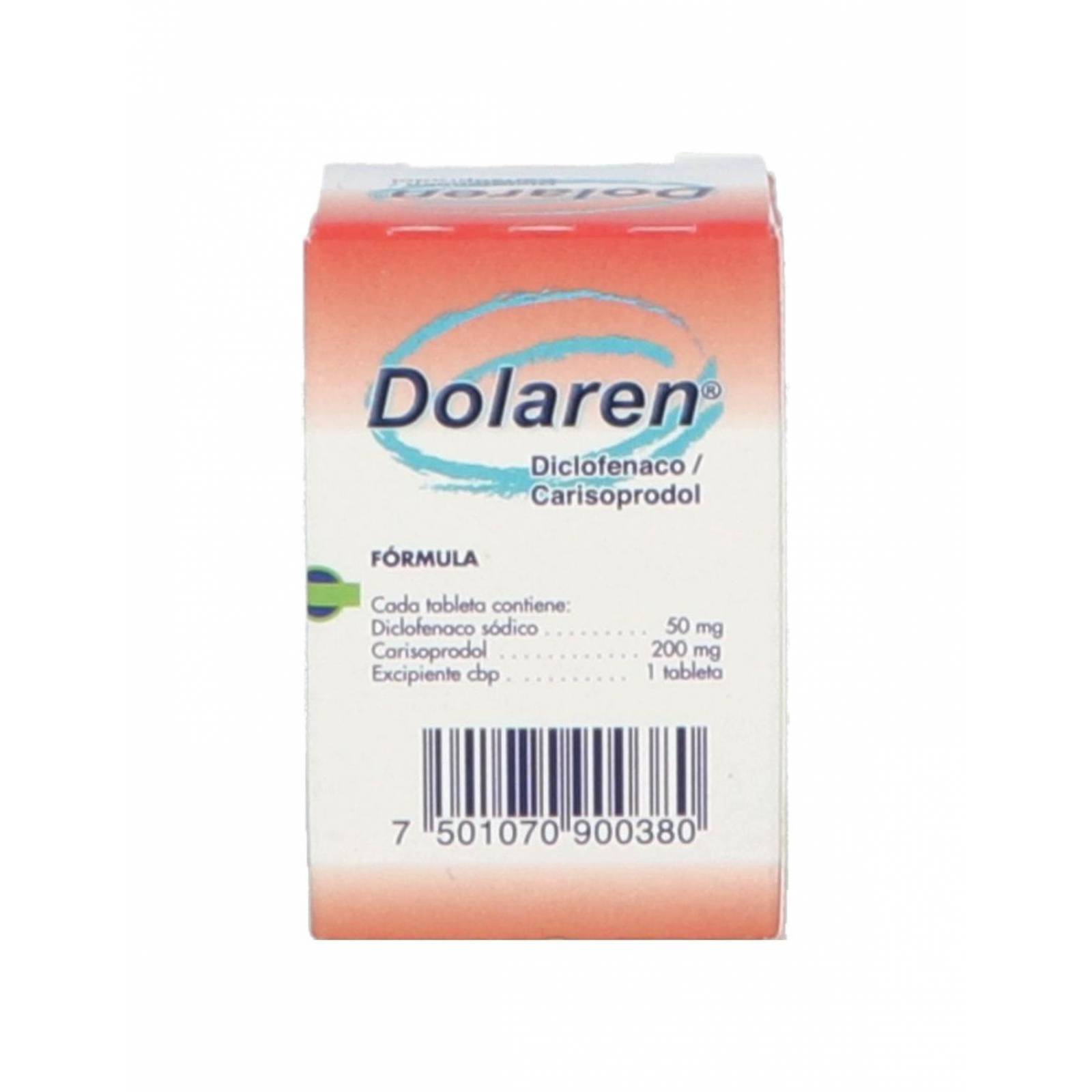 Dolaren 50 mg/200 mg Caja Con Frasco Con 30 Tabletas 