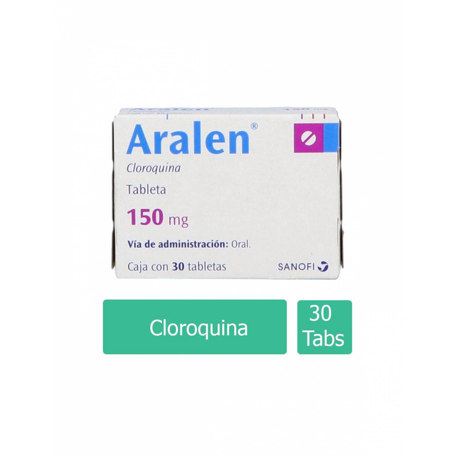 Aralen 150 mg Caja Con 30 Tabletas 