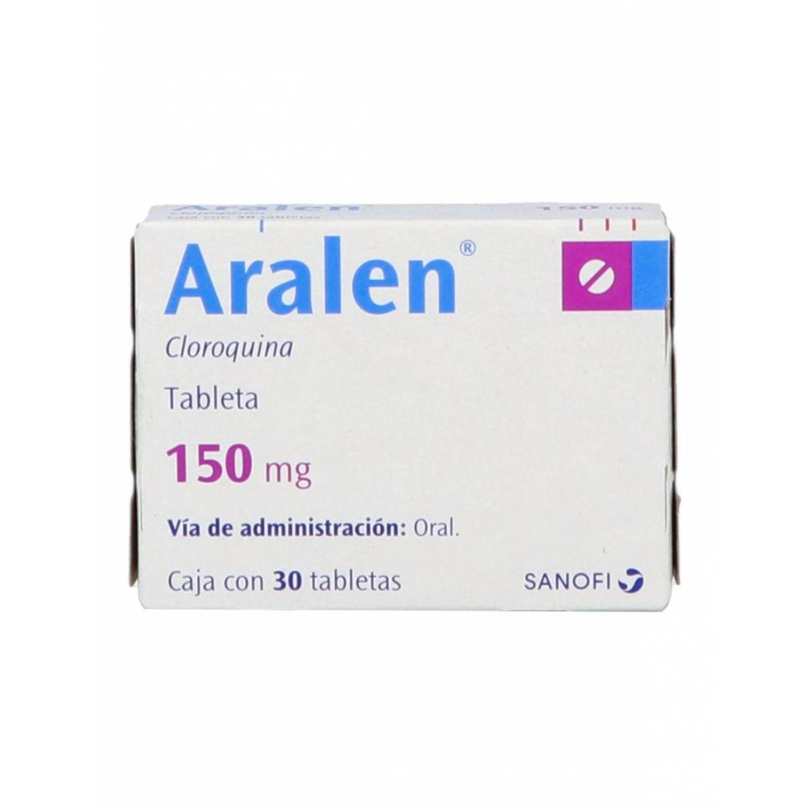 Aralen 150 mg Caja Con 30 Tabletas 