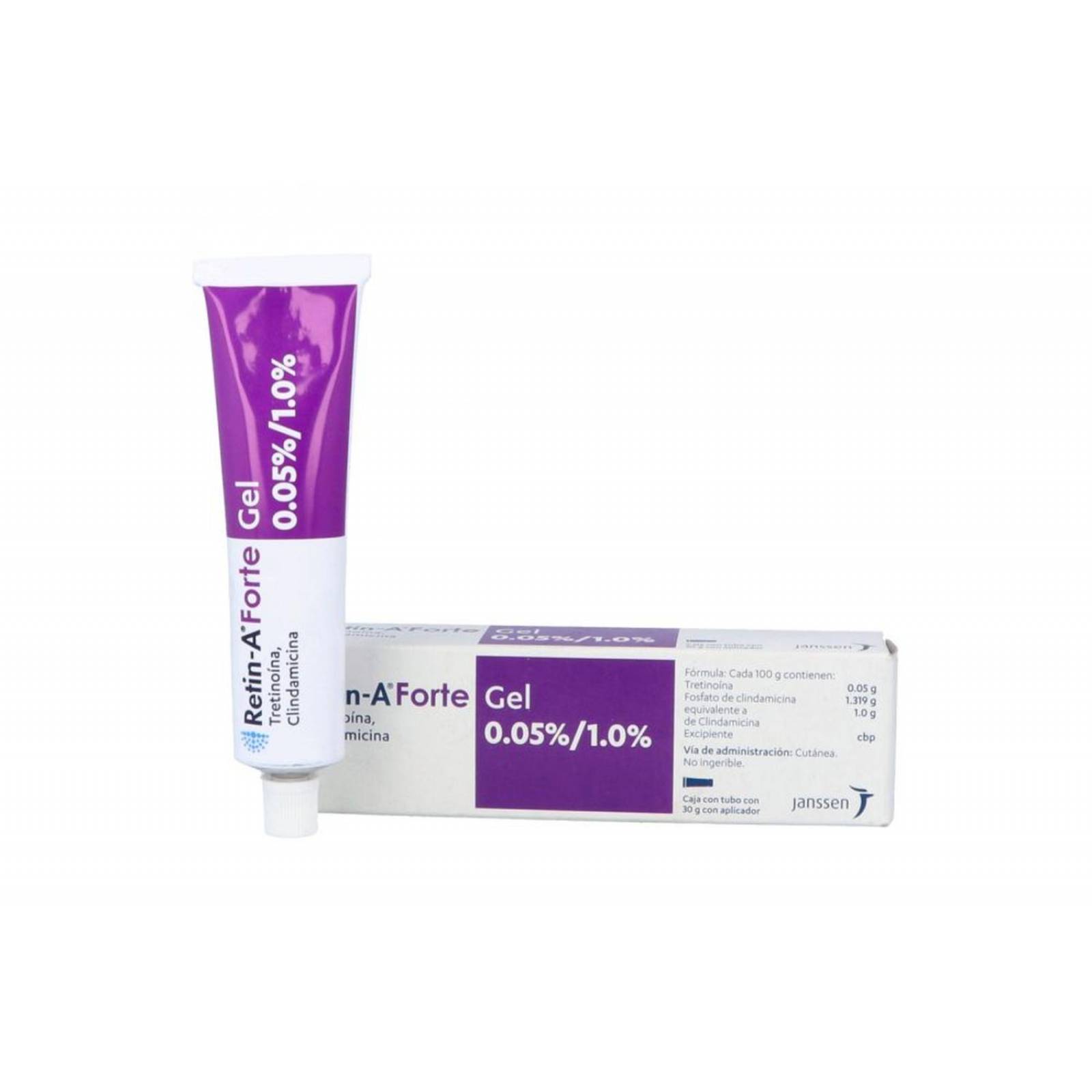 Retin A Forte Gel 0.05 / 1.0 % Caja Con Tubo Con 30 g 
