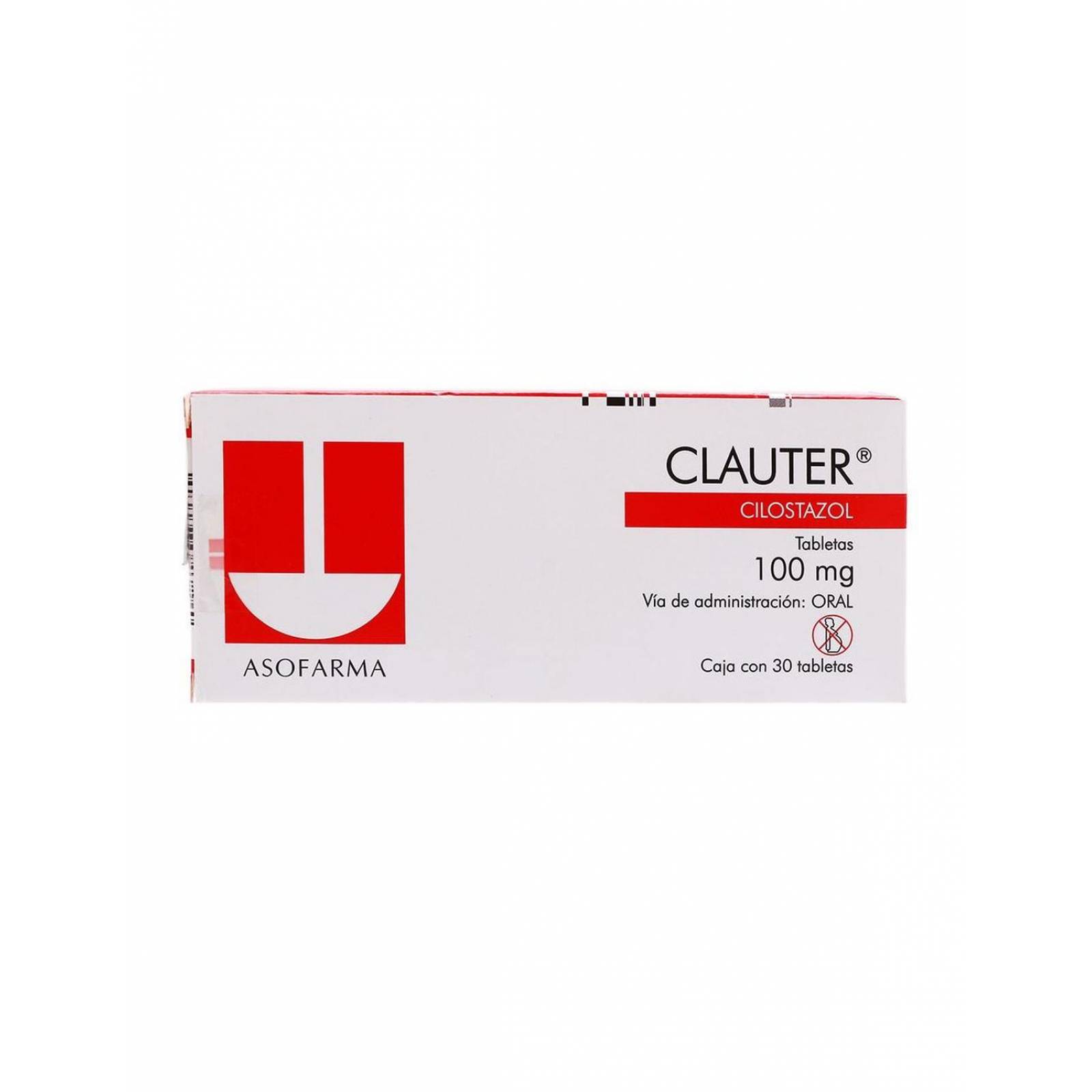 Clauter 100 mg Caja Con 30 Tabletas 