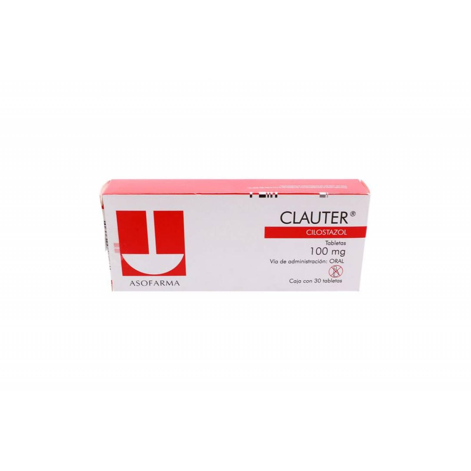 Clauter 100 mg Caja Con 30 Tabletas 