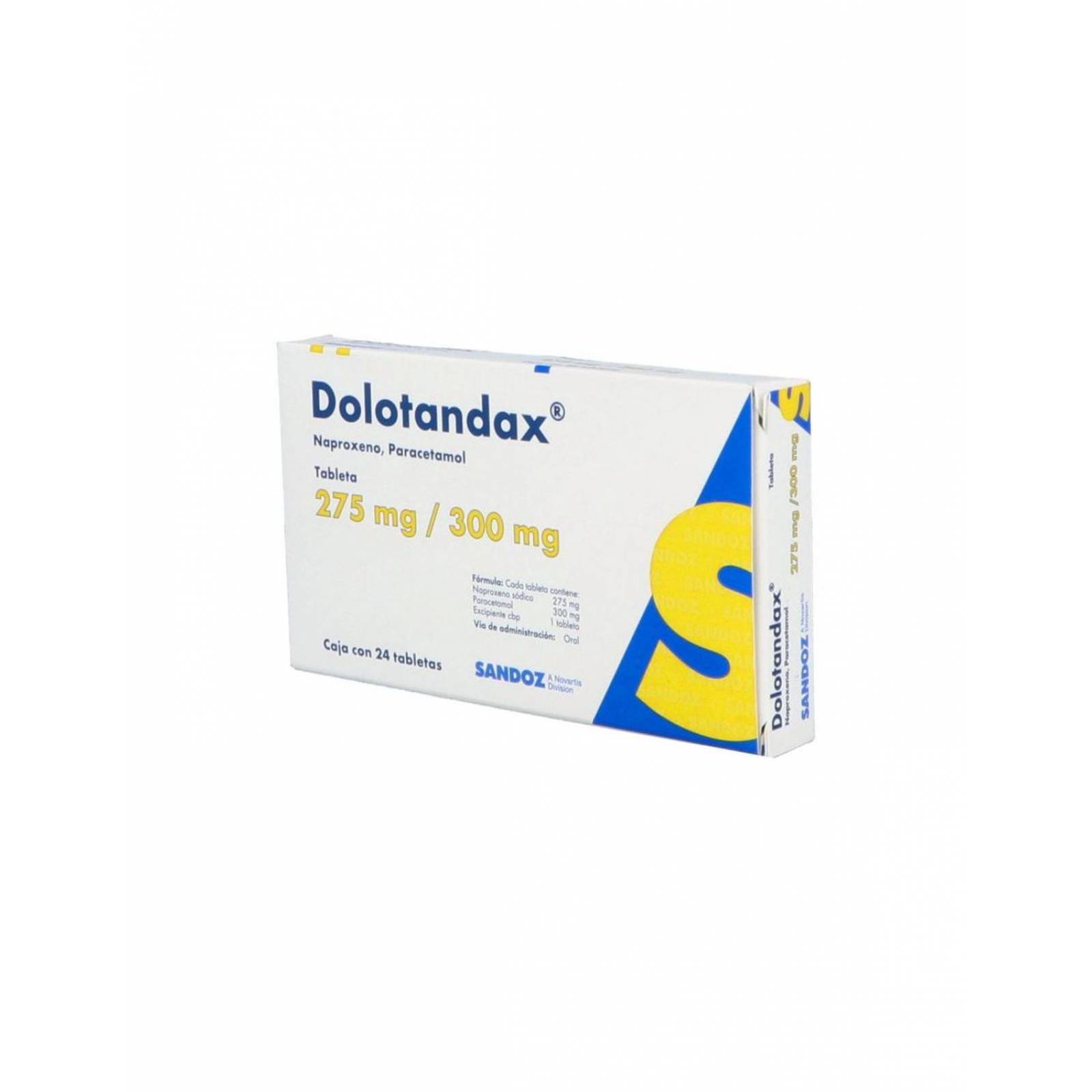 Dolotandax 275 mg/300 mg 24 Tabletas 