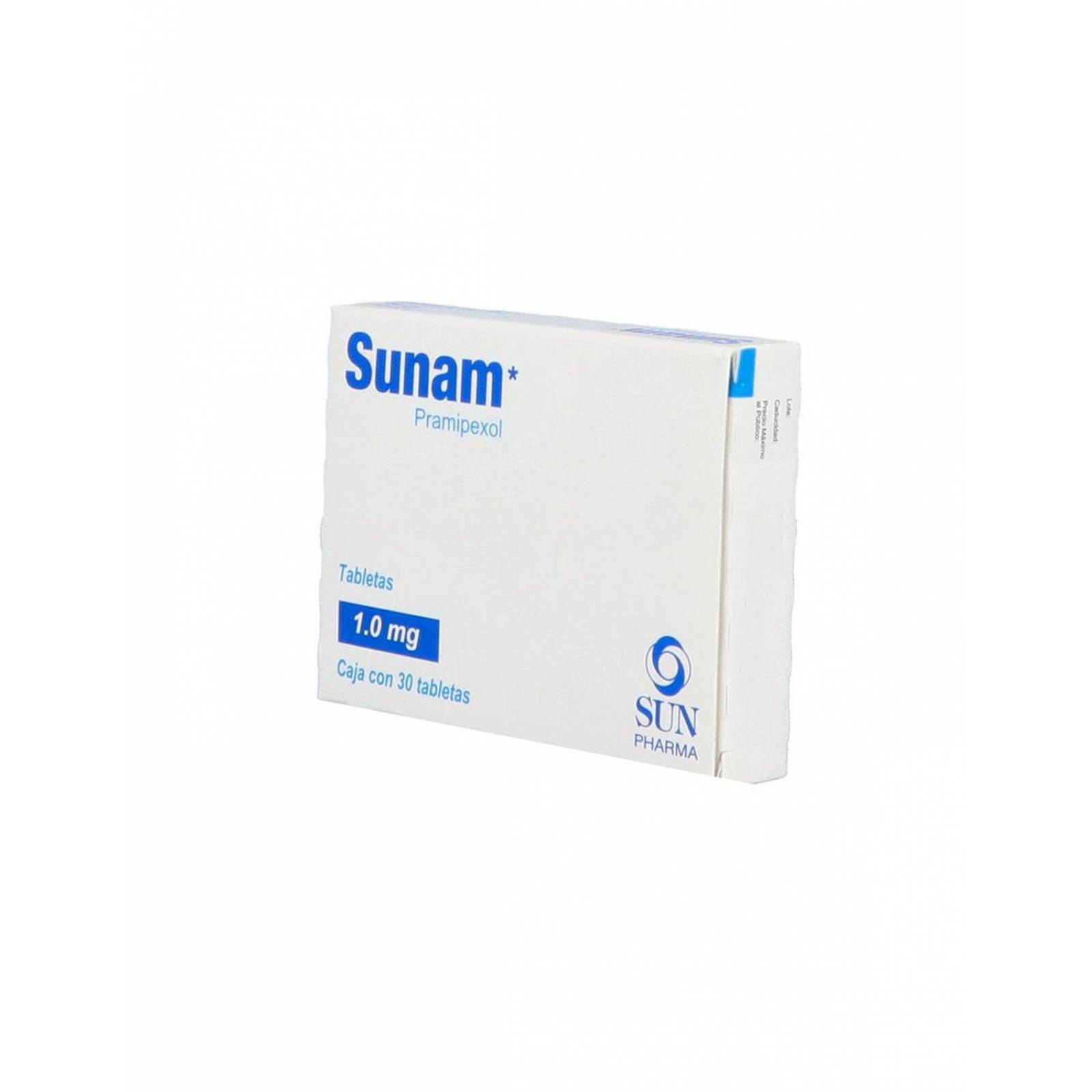 Sunam 1.0 mg Caja con 30 Tabletas 