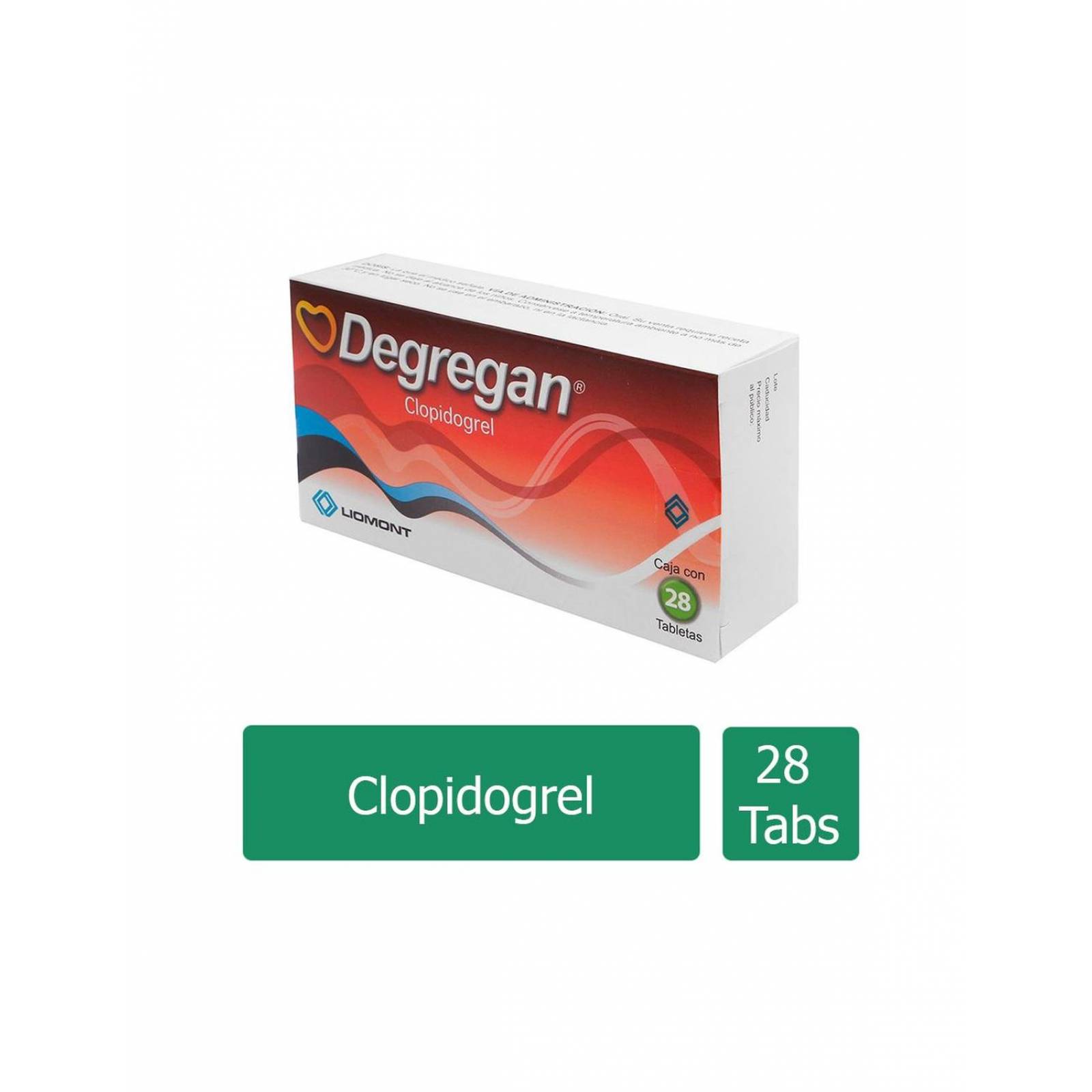 Degregan 75 mg Caja Con 28 Tabletas 