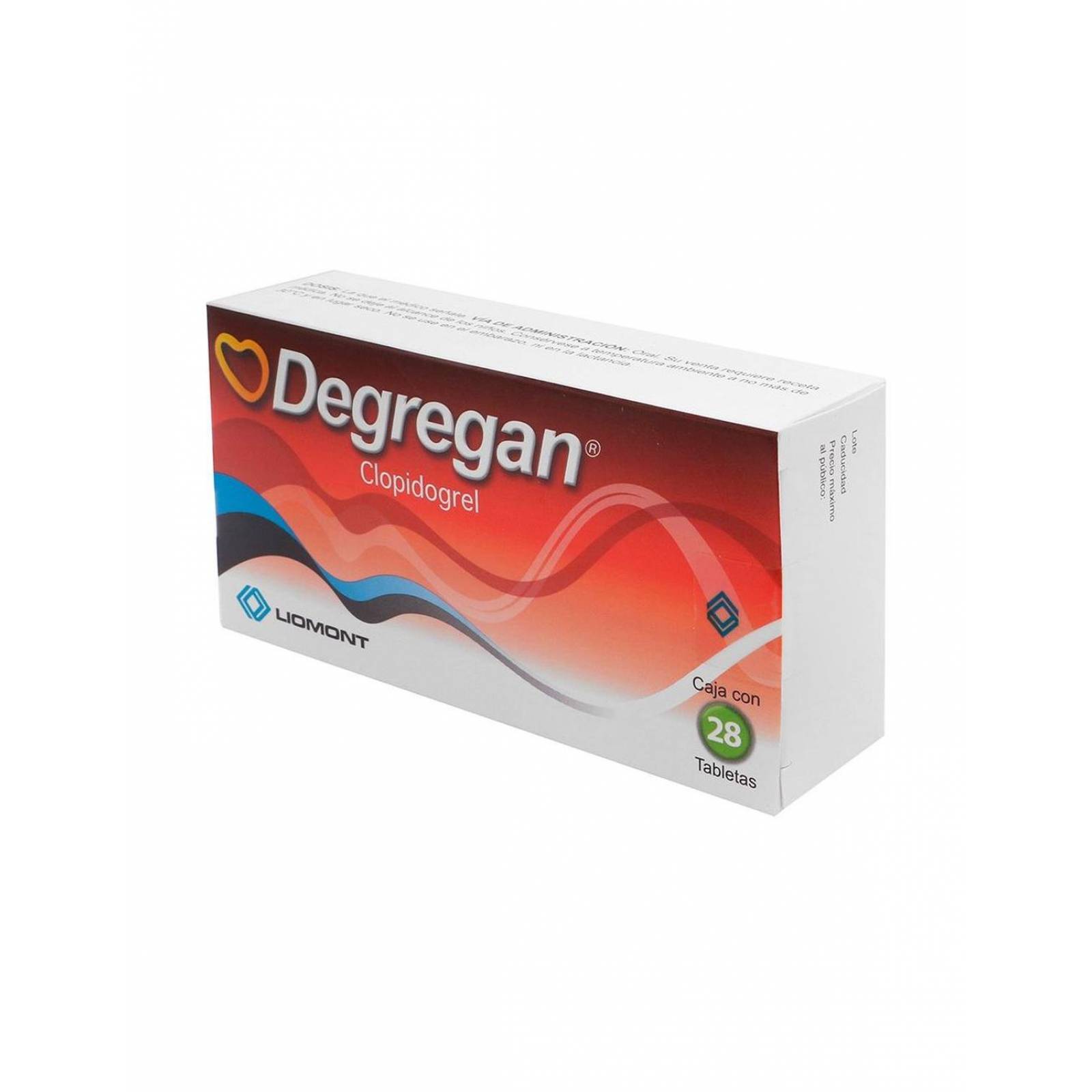 Degregan 75 mg Caja Con 28 Tabletas 
