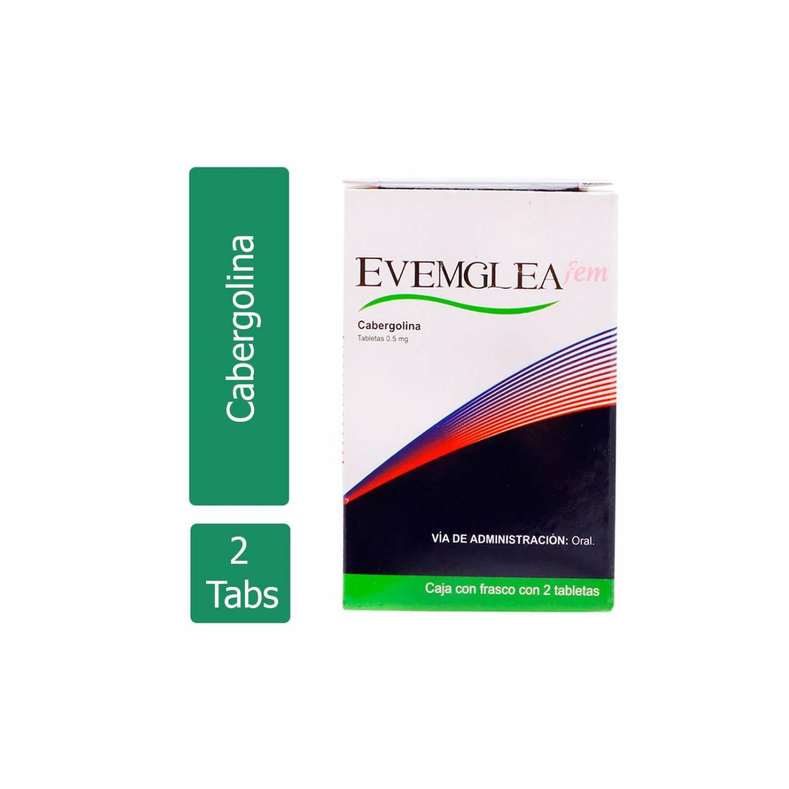Evemglea Fem 0.5 mg Caja Con Frasco Con 2 Tabletas 