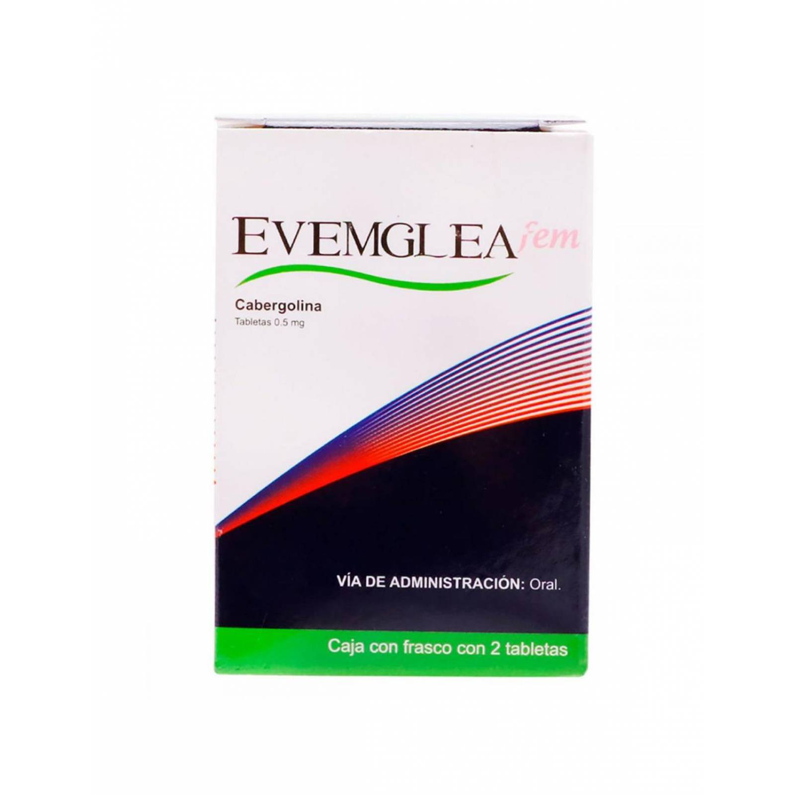 Evemglea Fem 0.5 mg Caja Con Frasco Con 2 Tabletas 