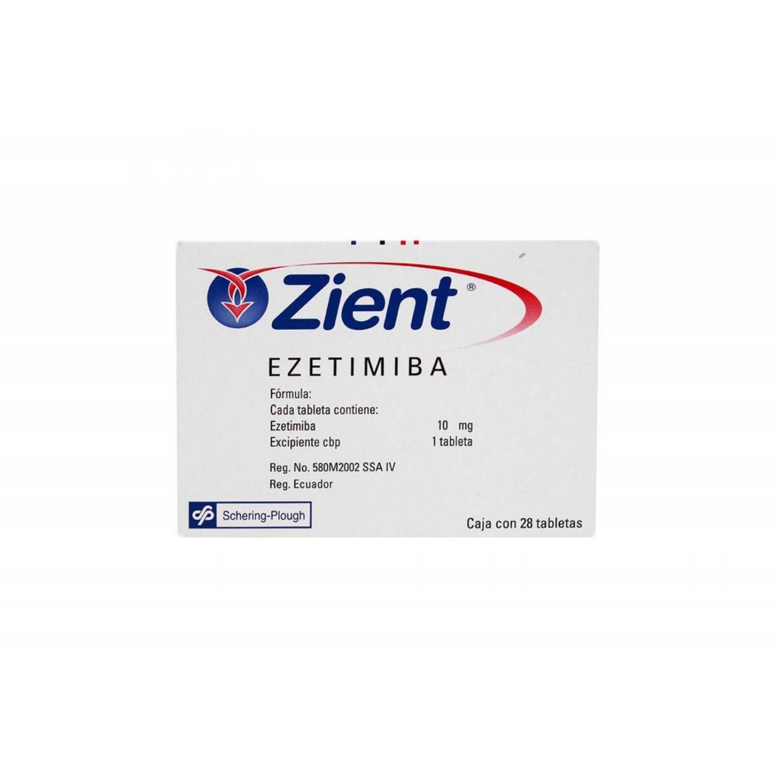 Zient 10 mg Caja Con 28 Tabletas 