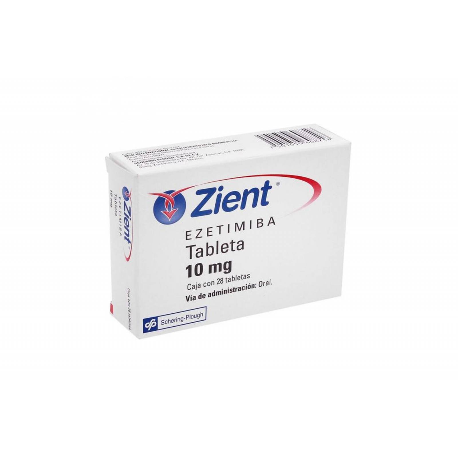 Zient 10 mg Caja Con 28 Tabletas 
