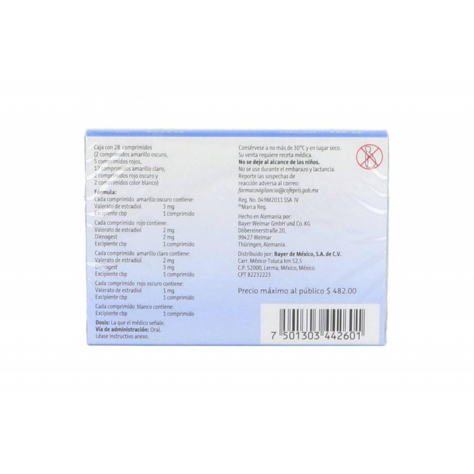 Qlaira Caja Con 28 Comprimidos 