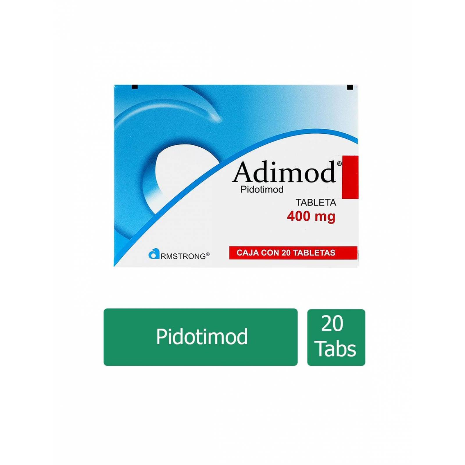 Adimod 400 mg Caja Con 20 Tabletas 