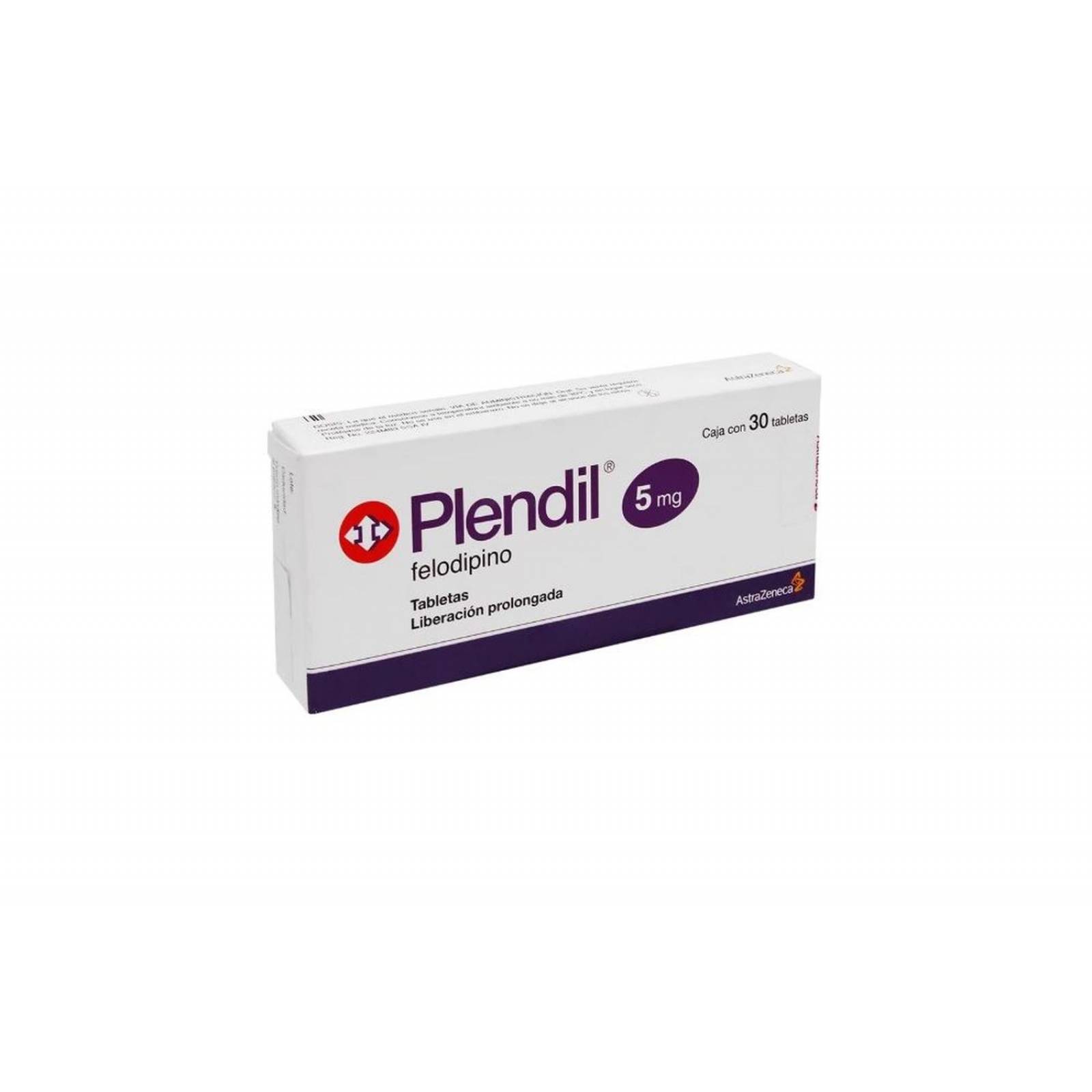 Plendil 5 mg Caja Con 30 Tabletas 