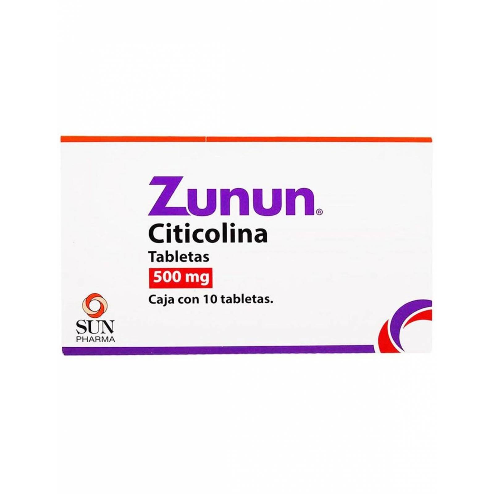 Zunun 500 mg Caja Con 10 Tabletas 