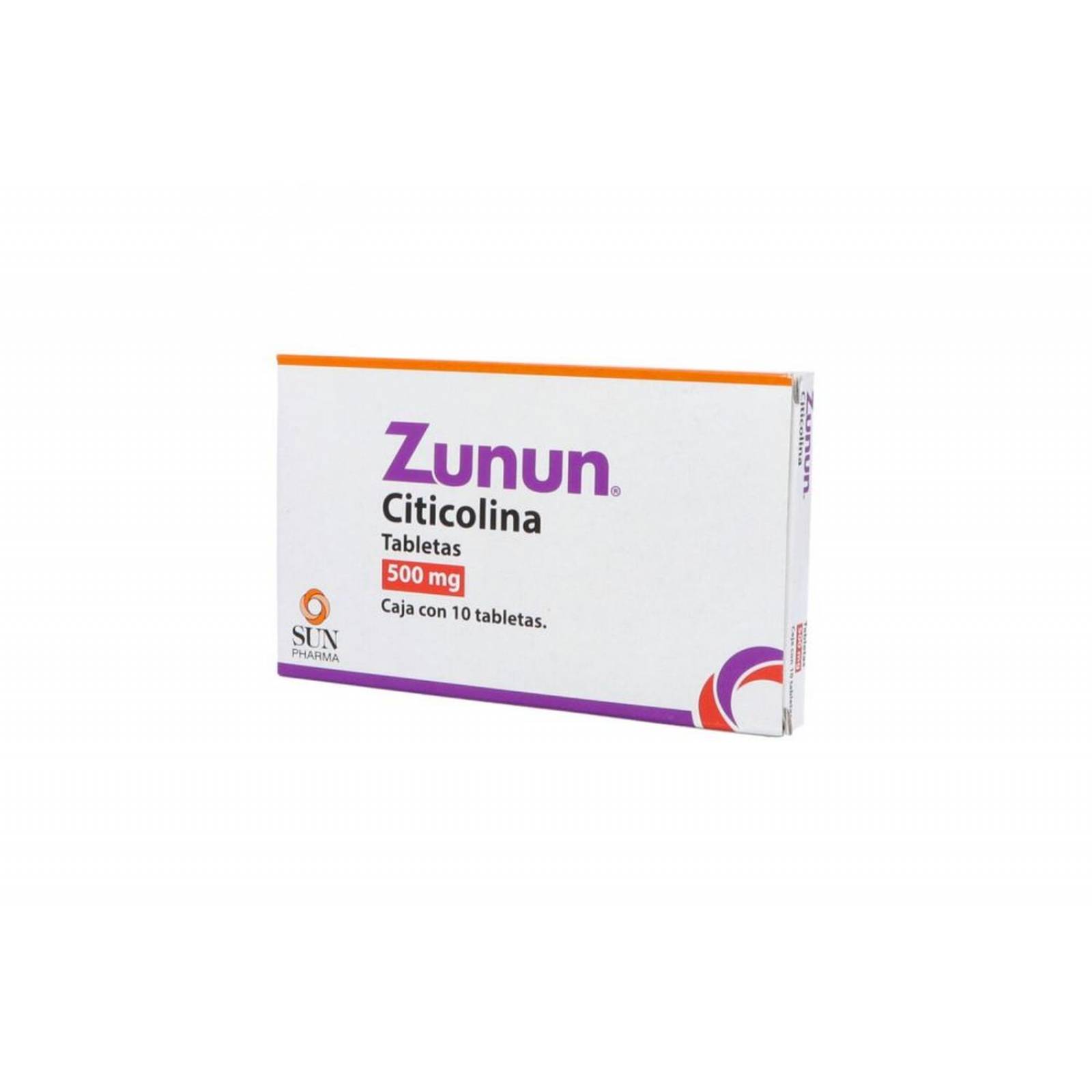 Zunun 500 mg Caja Con 10 Tabletas 