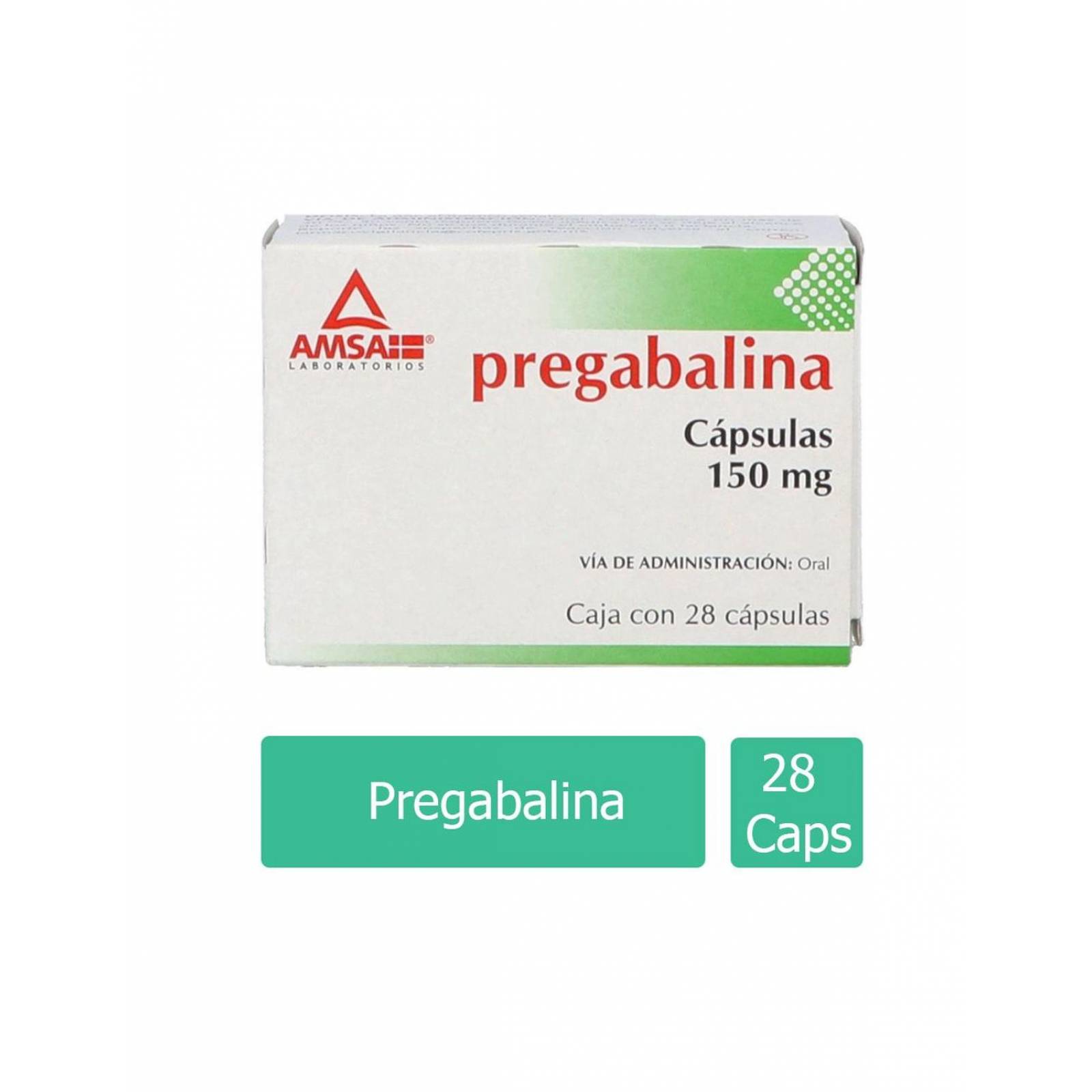 Pregabalina 150 mg 28 Cápsulas 