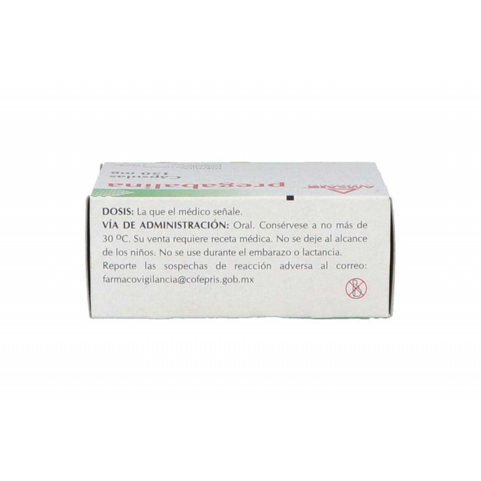 Pregabalina 150 mg 28 Cápsulas 