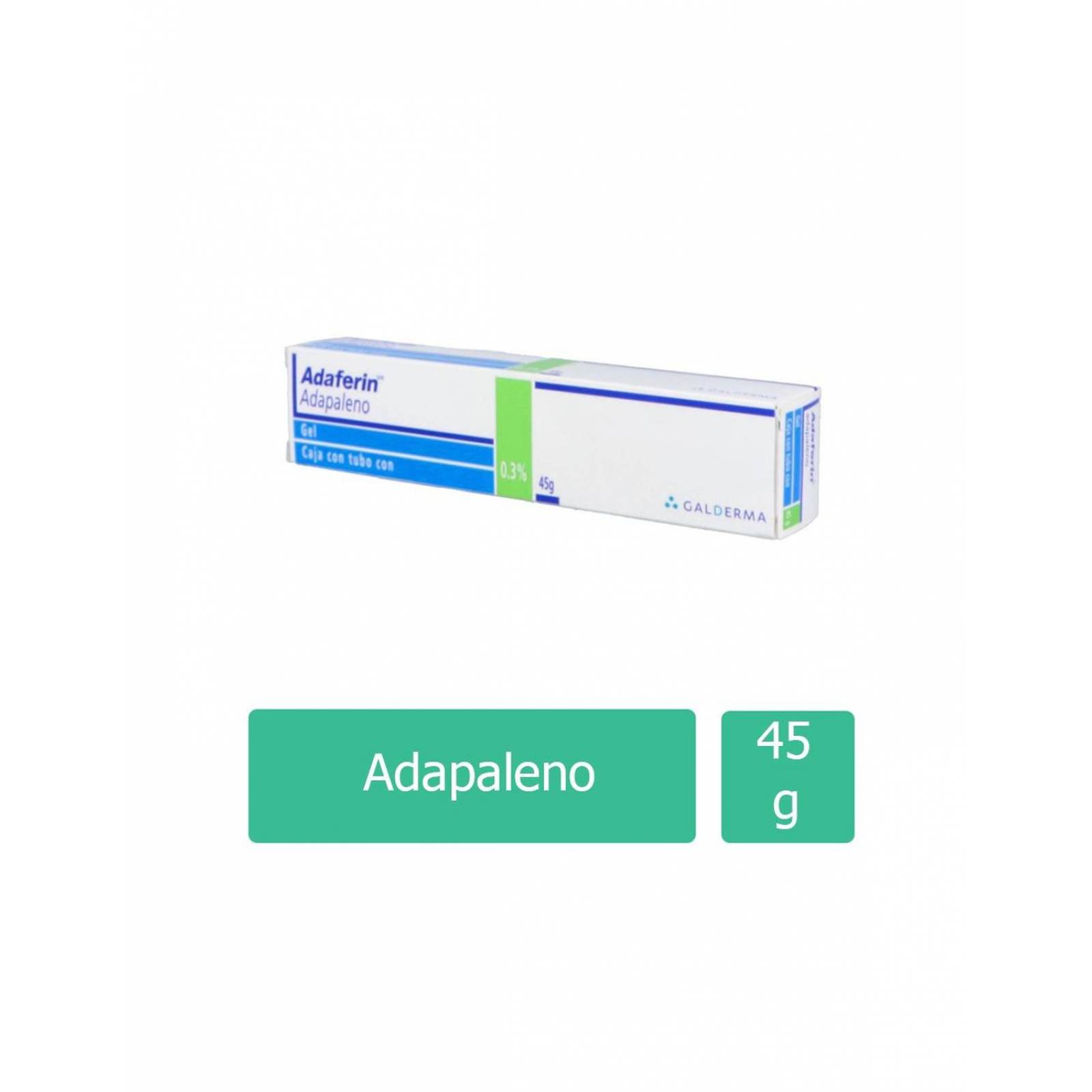 Adaferin Gel 0.3% Caja con 45 g. 