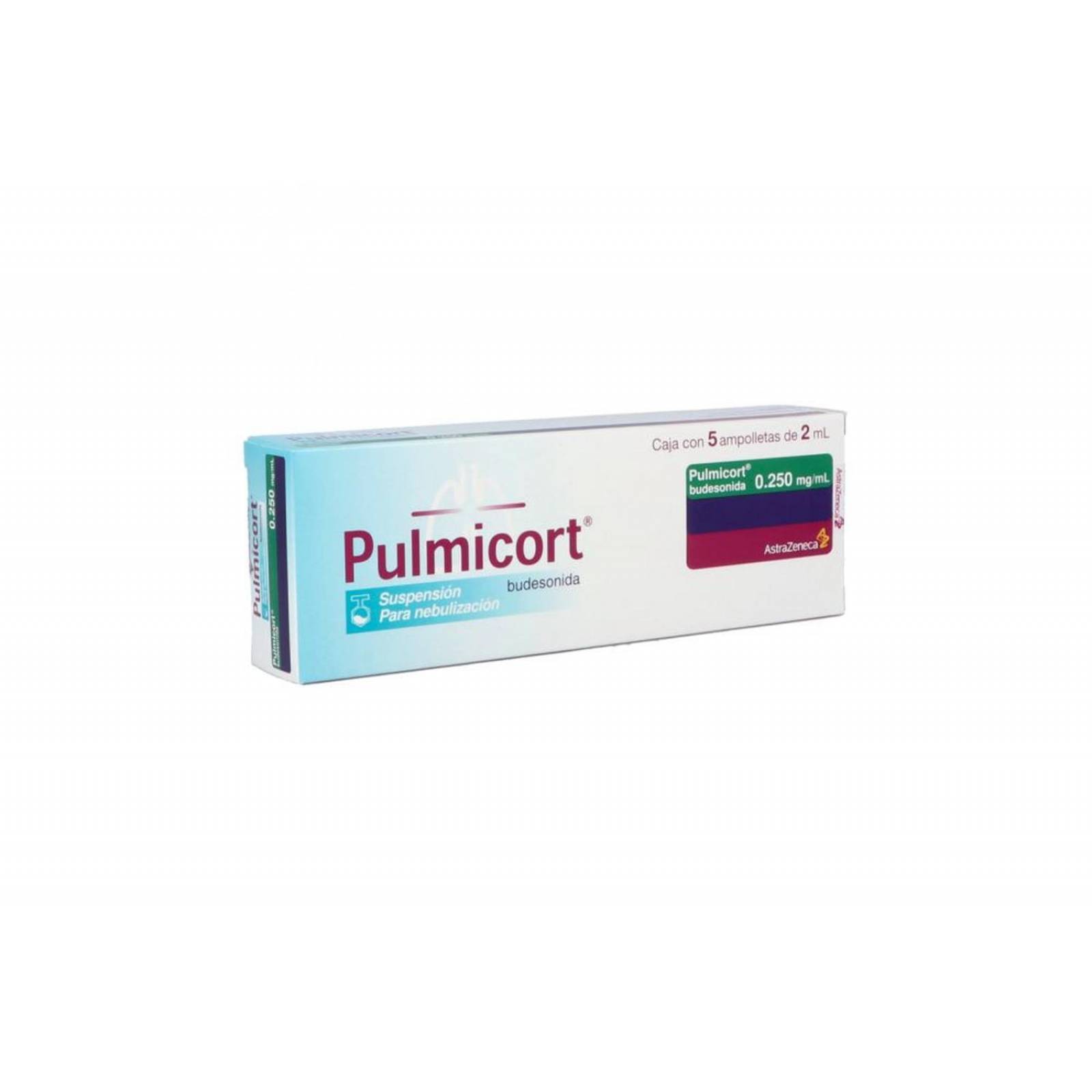 Pulmicort Suspensión 250 mg / mL Caja Con 5 Ampolletas de 2 mL 