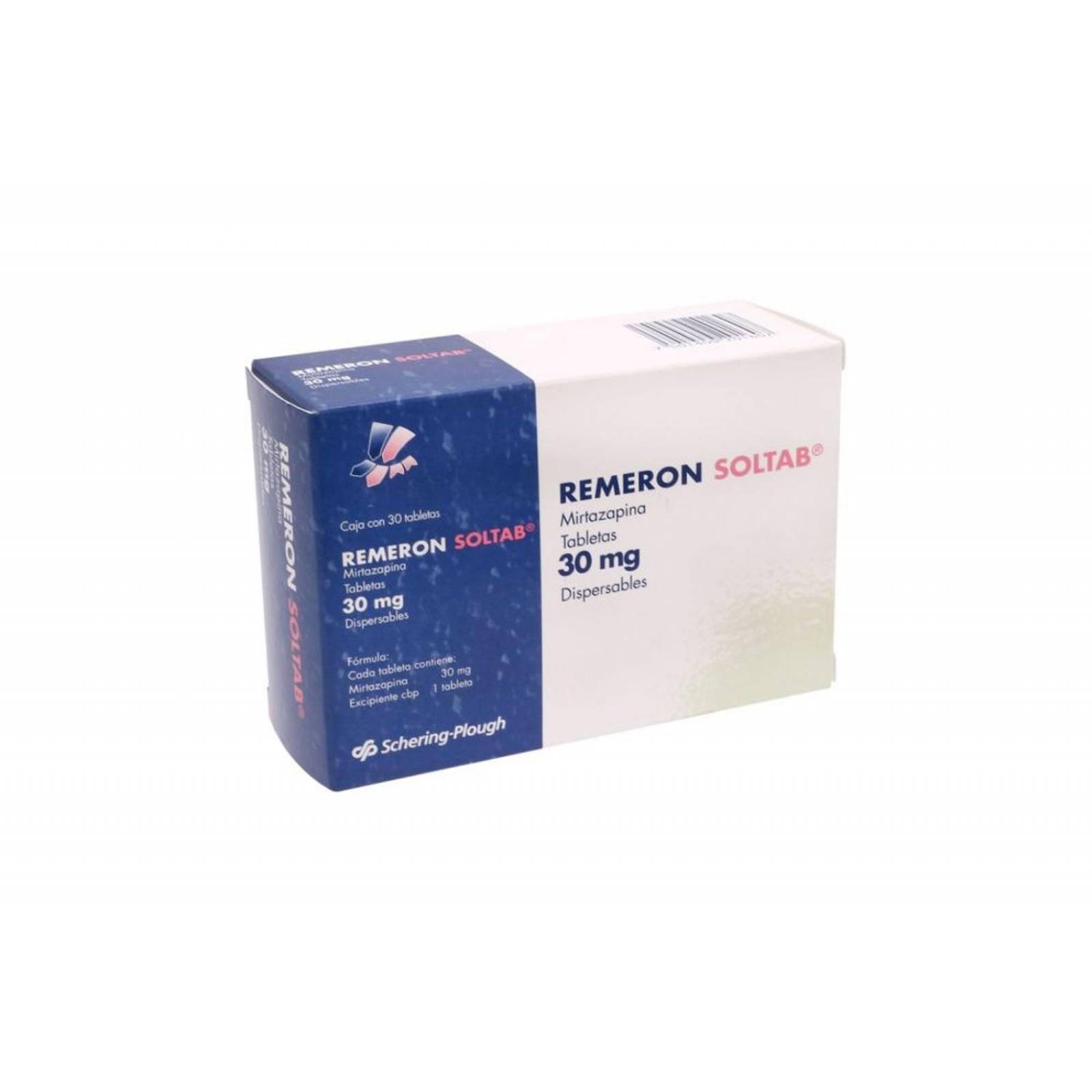 Remeron Soltab 30 mg Caja Con 30 Tabletas 