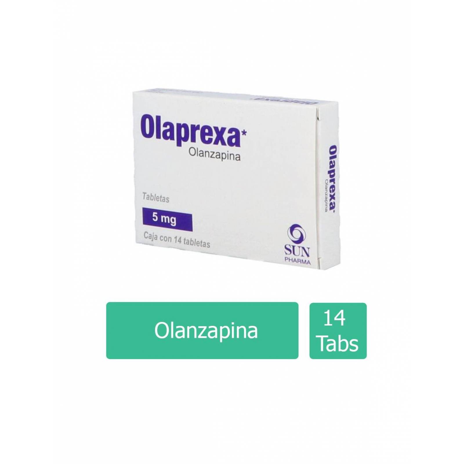 Olaprexa 5 mg Caja con 14 tabletas 