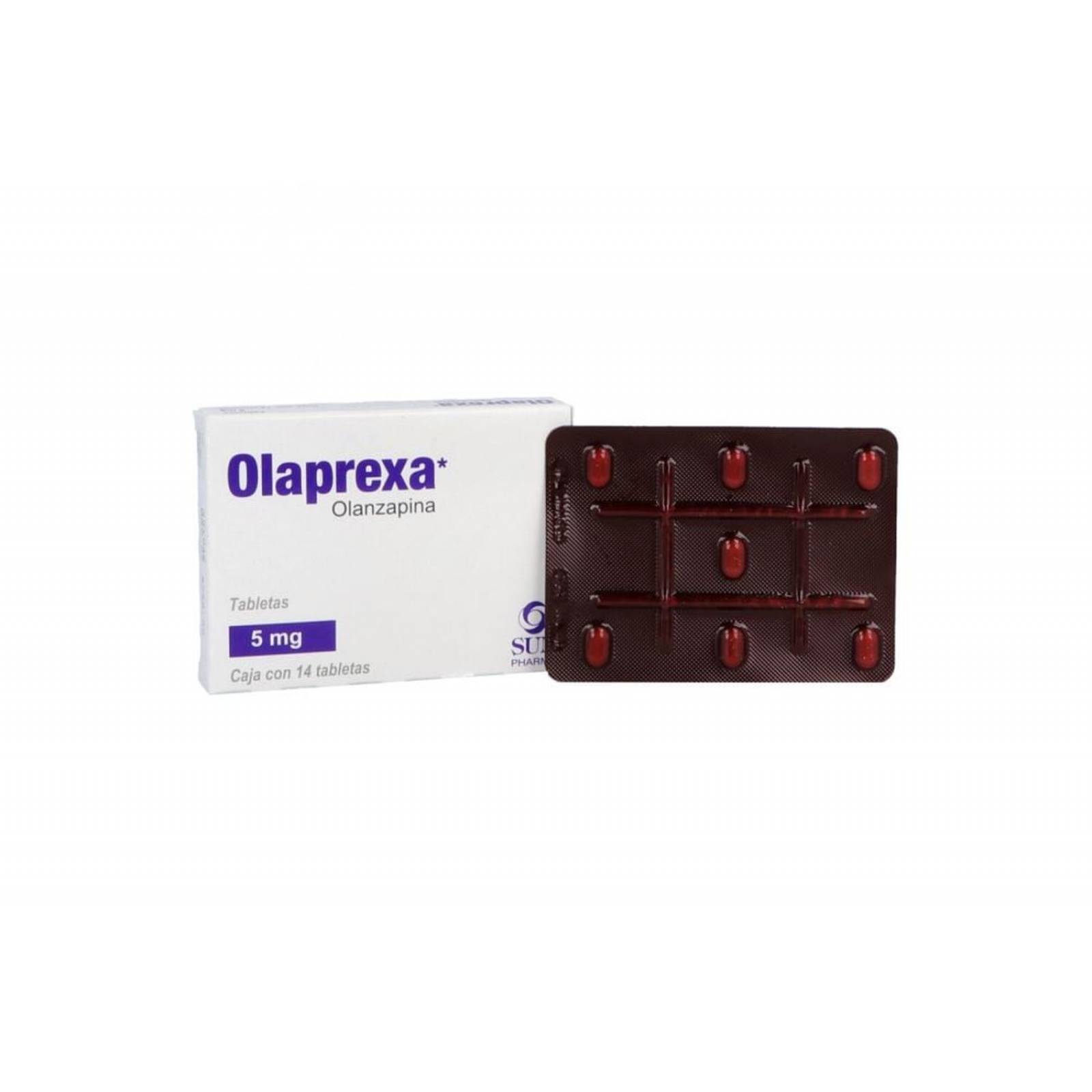 Olaprexa 5 mg Caja con 14 tabletas 