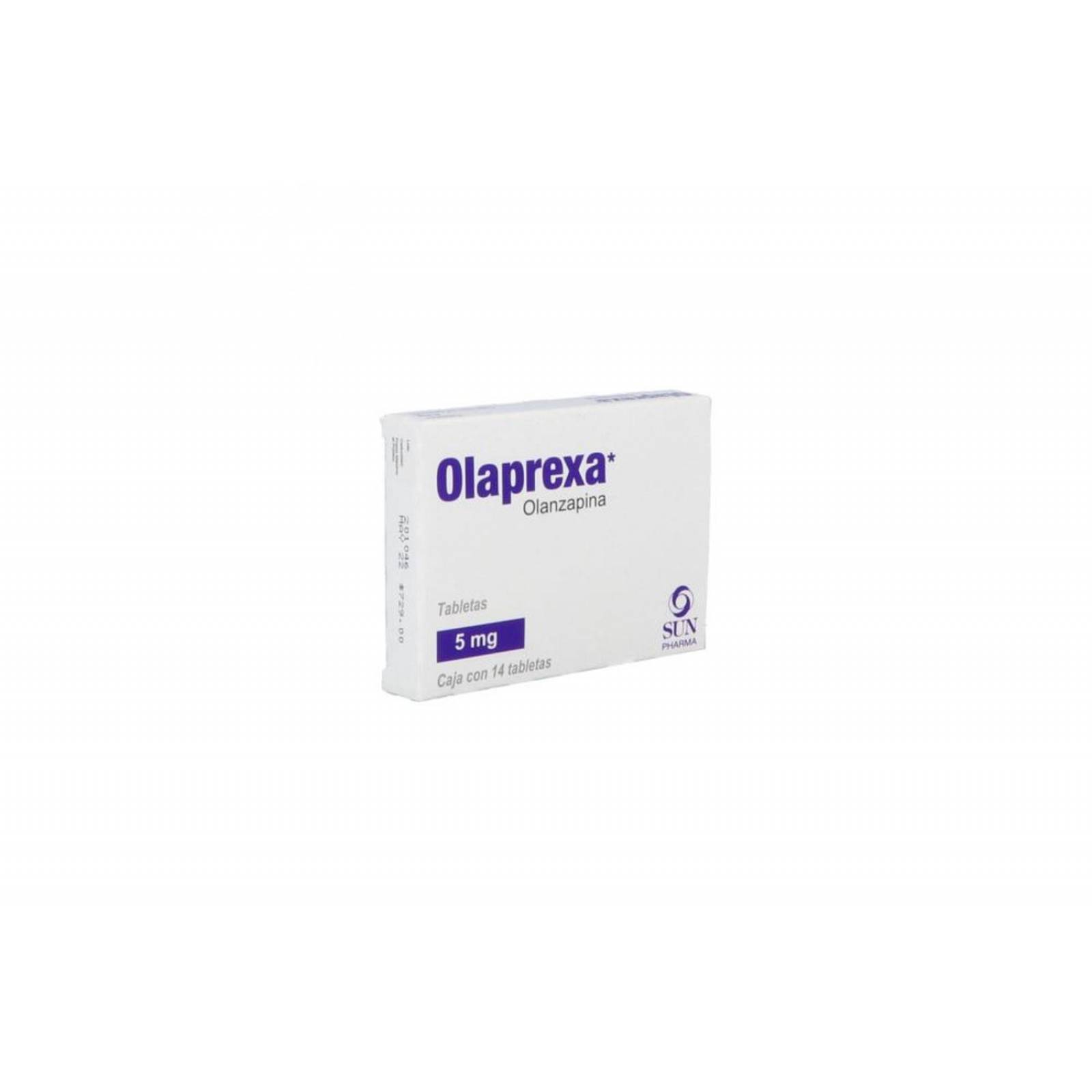 Olaprexa 5 mg Caja con 14 tabletas 
