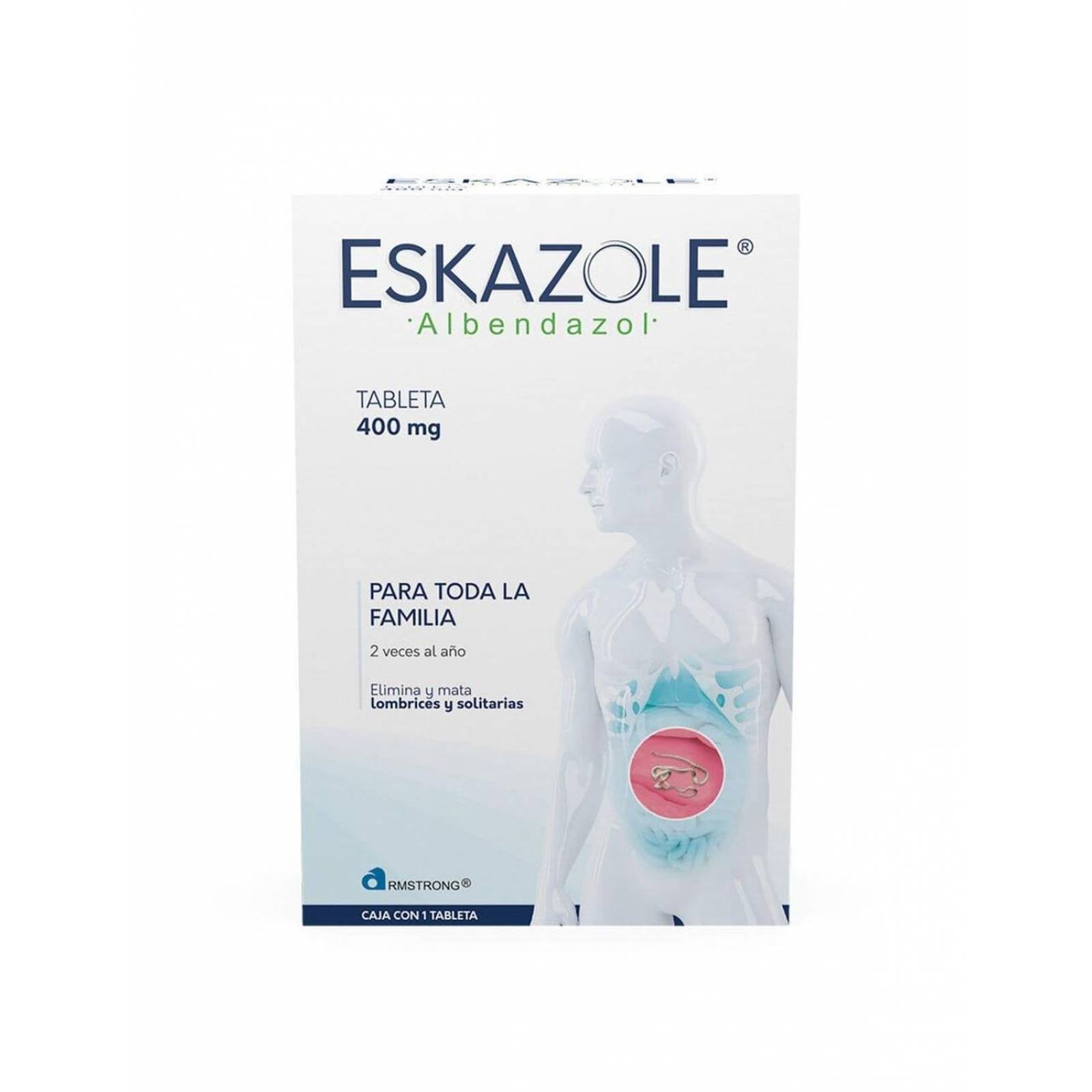 Eskazole 400 mg Caja Con 1 Tableta 