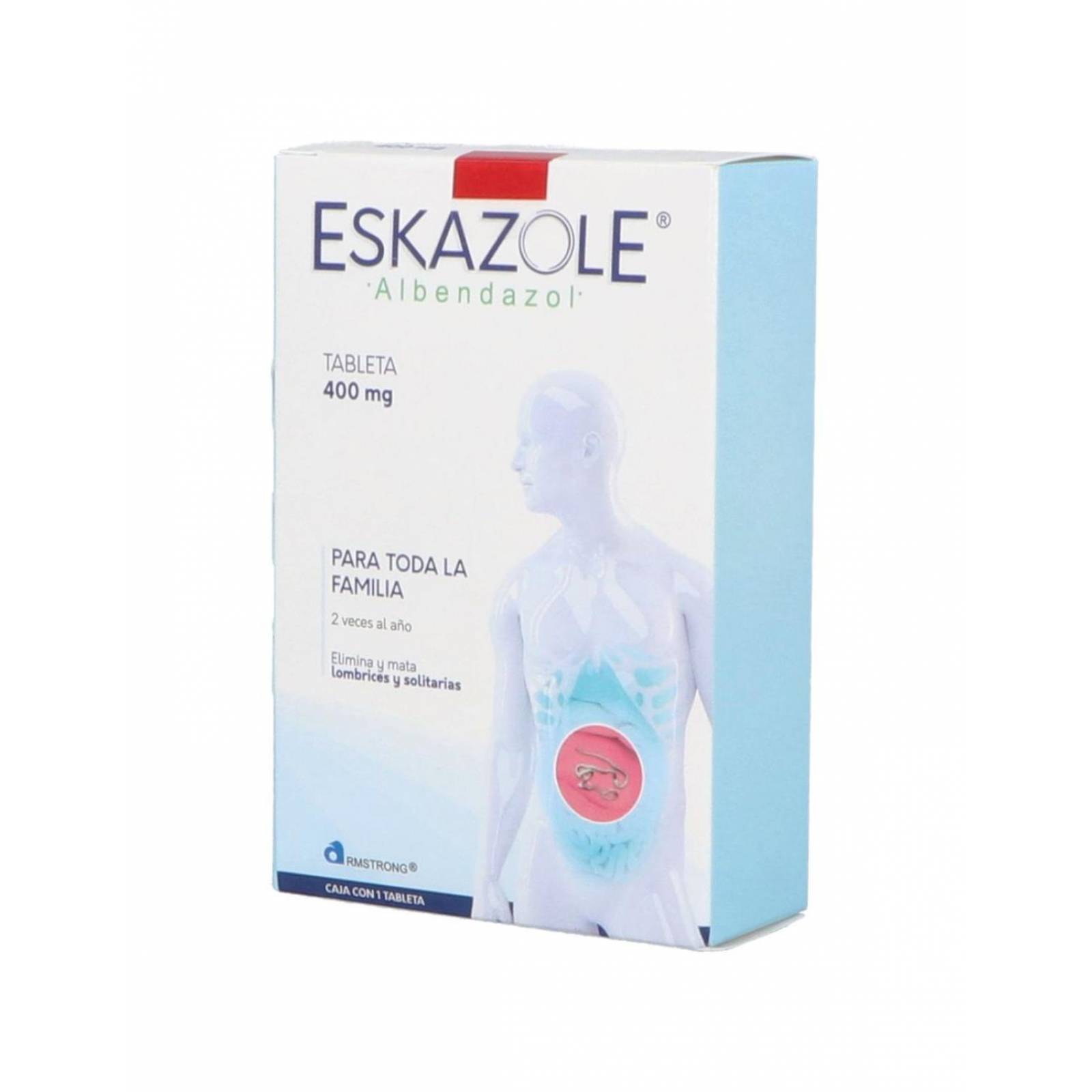 Eskazole 400 mg Caja Con 1 Tableta 