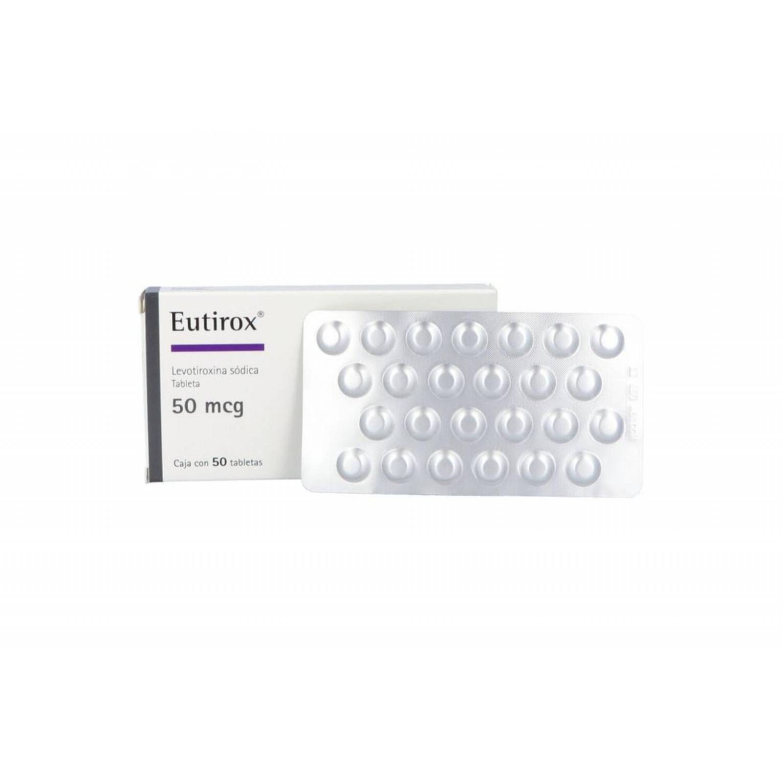 Eutirox 50 Mcg Caja Con 50 Tabletas 