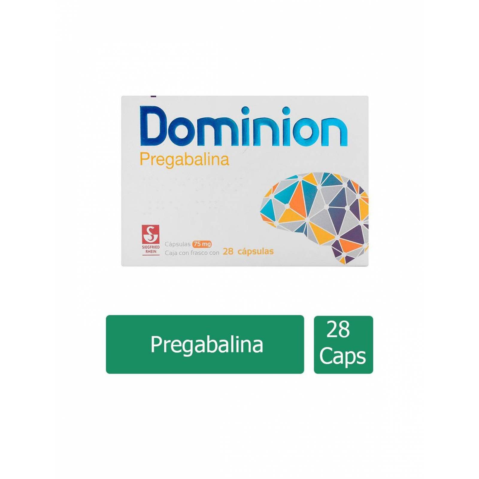 Dominion 75 mg Caja Con Frasco Con 28 Cápsulas 