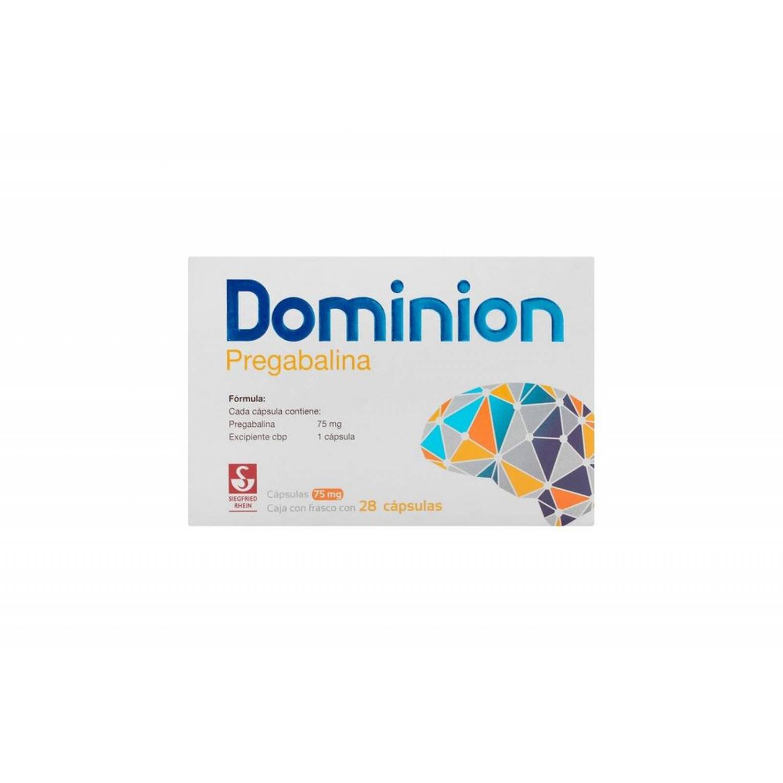Dominion 75 mg Caja Con Frasco Con 28 Cápsulas 