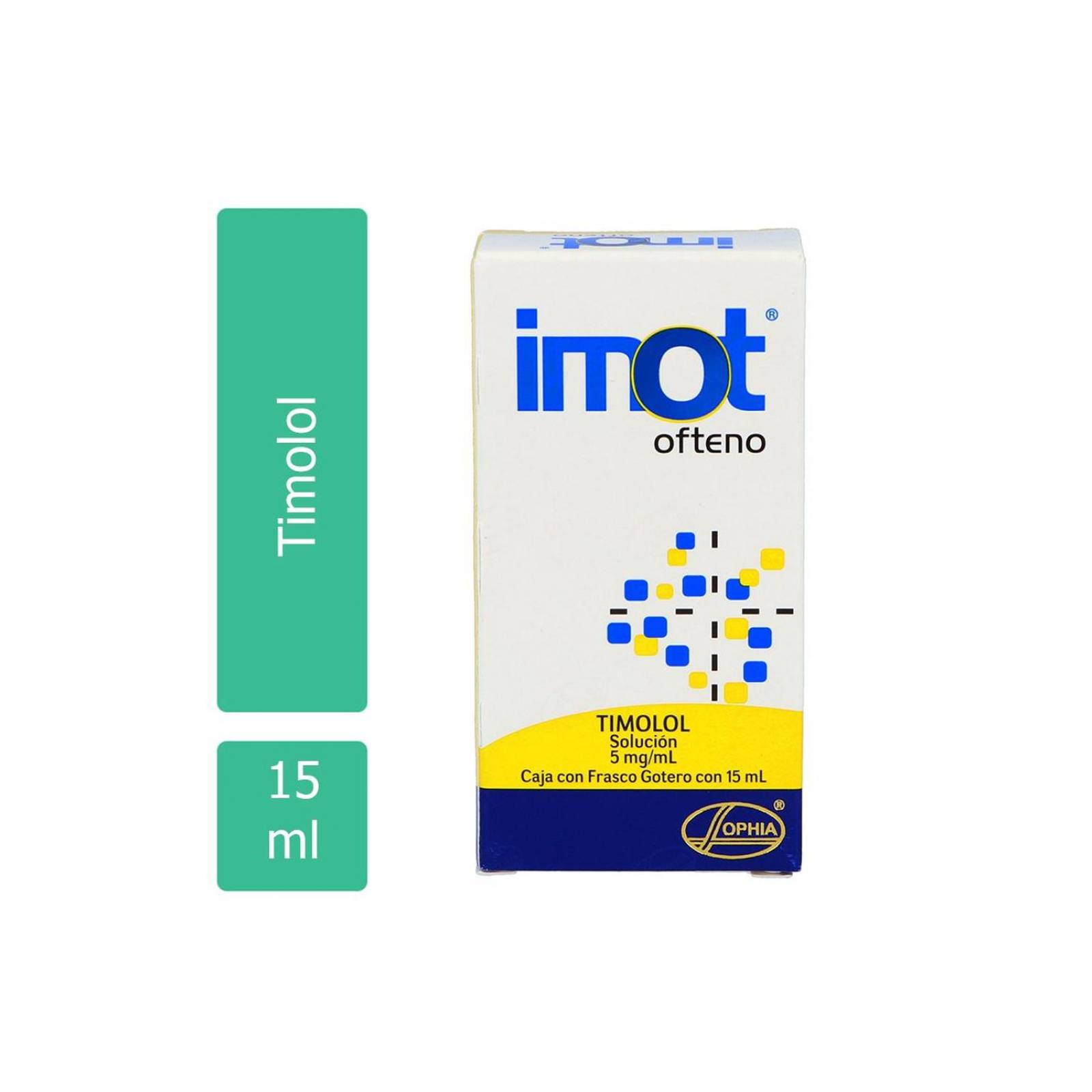 Imot Ofteno 0.5% Caja Con Frasco Gotero Con 15 mL - Glaucoma 