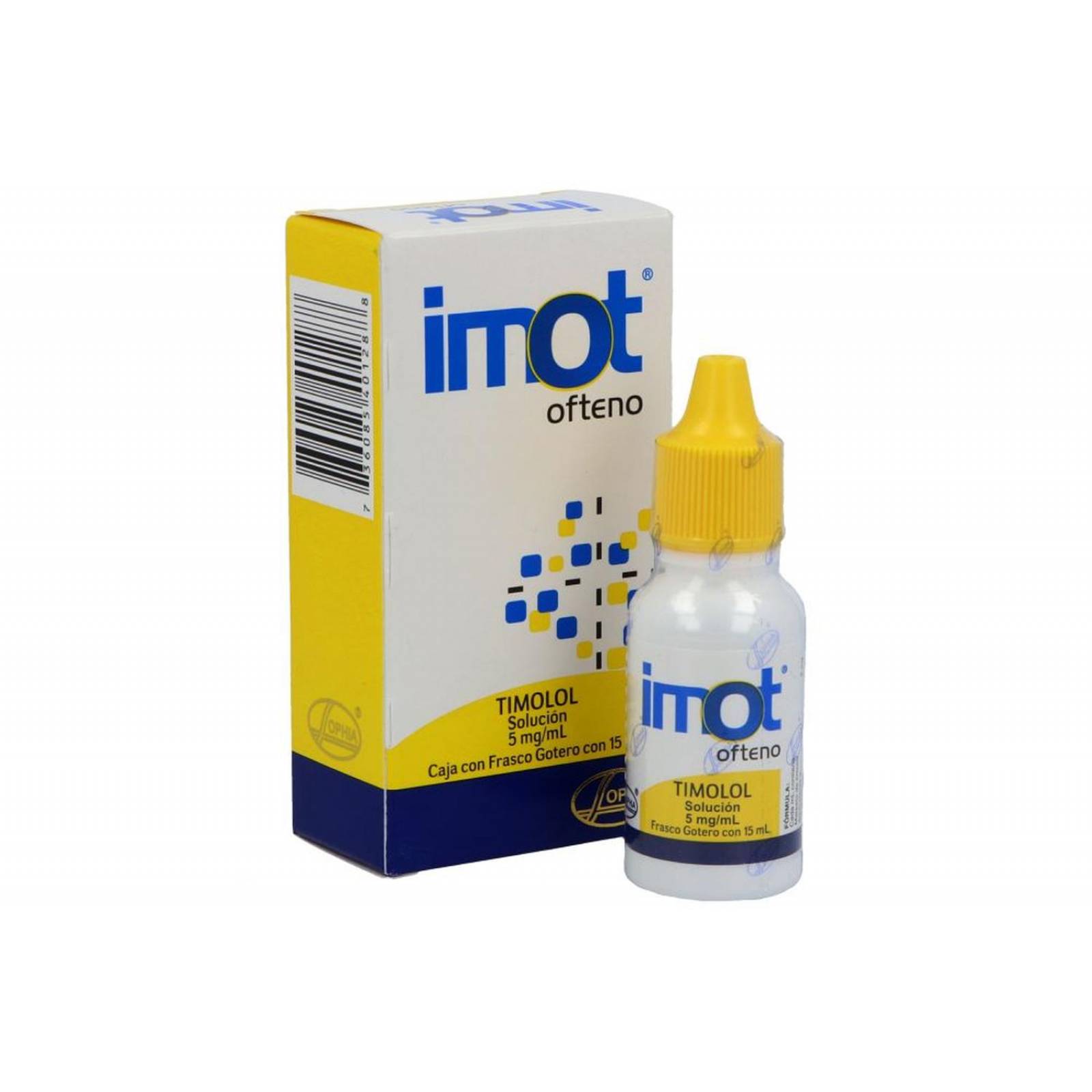 Imot Ofteno 0.5% Caja Con Frasco Gotero Con 15 mL - Glaucoma 
