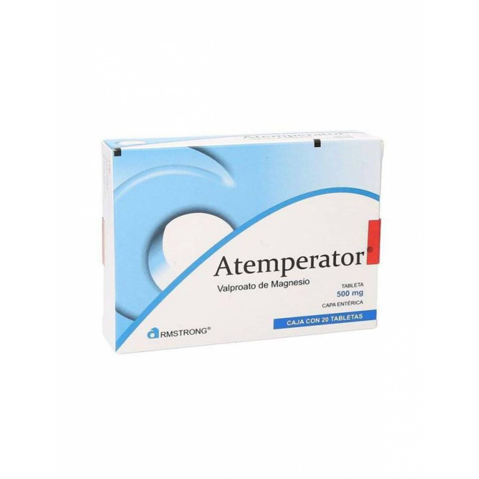 Atemperator 500 mg Caja Con 20 Tabletas 