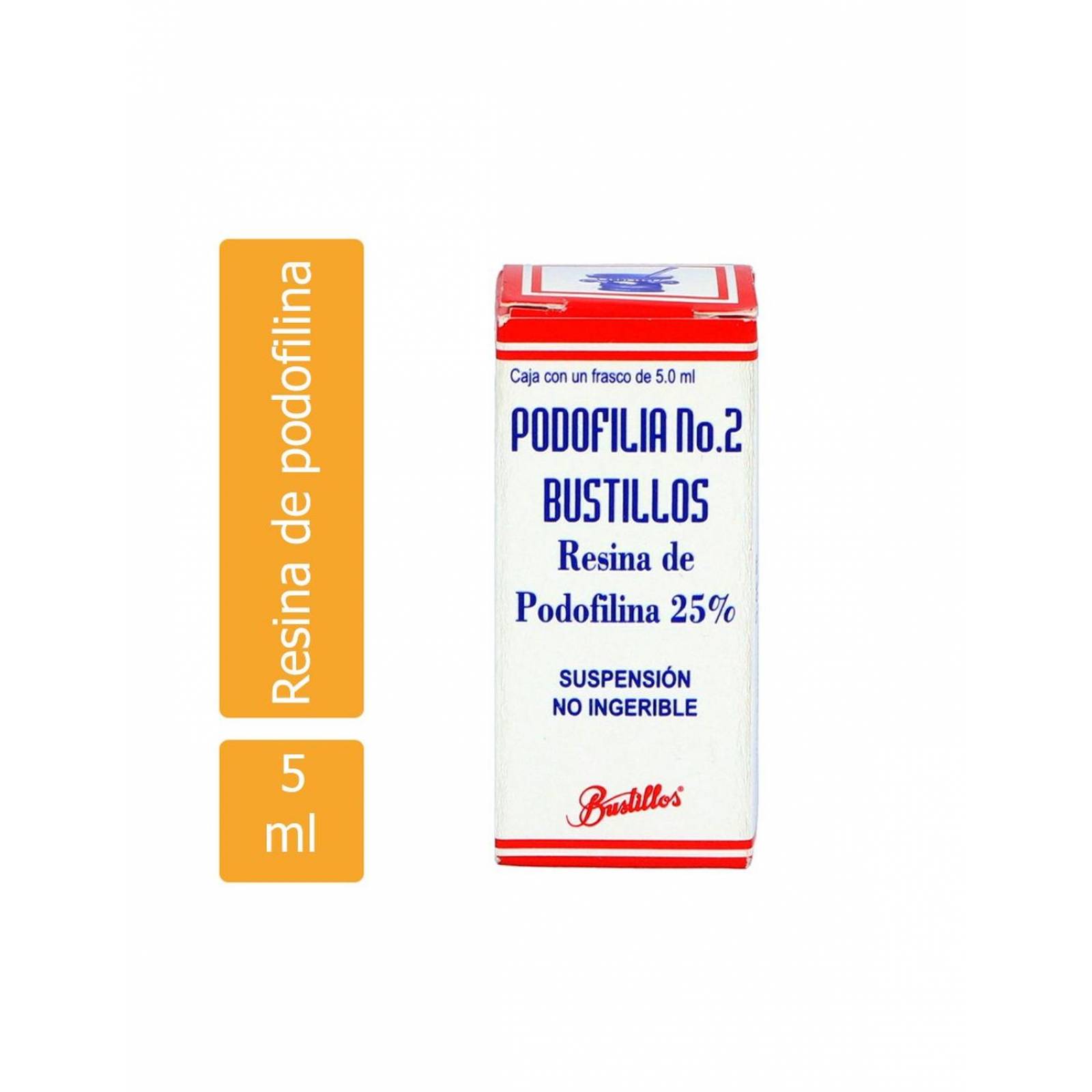 Podofilia No. 2 Caja Con 1 Frasco Con 5.0 mL 