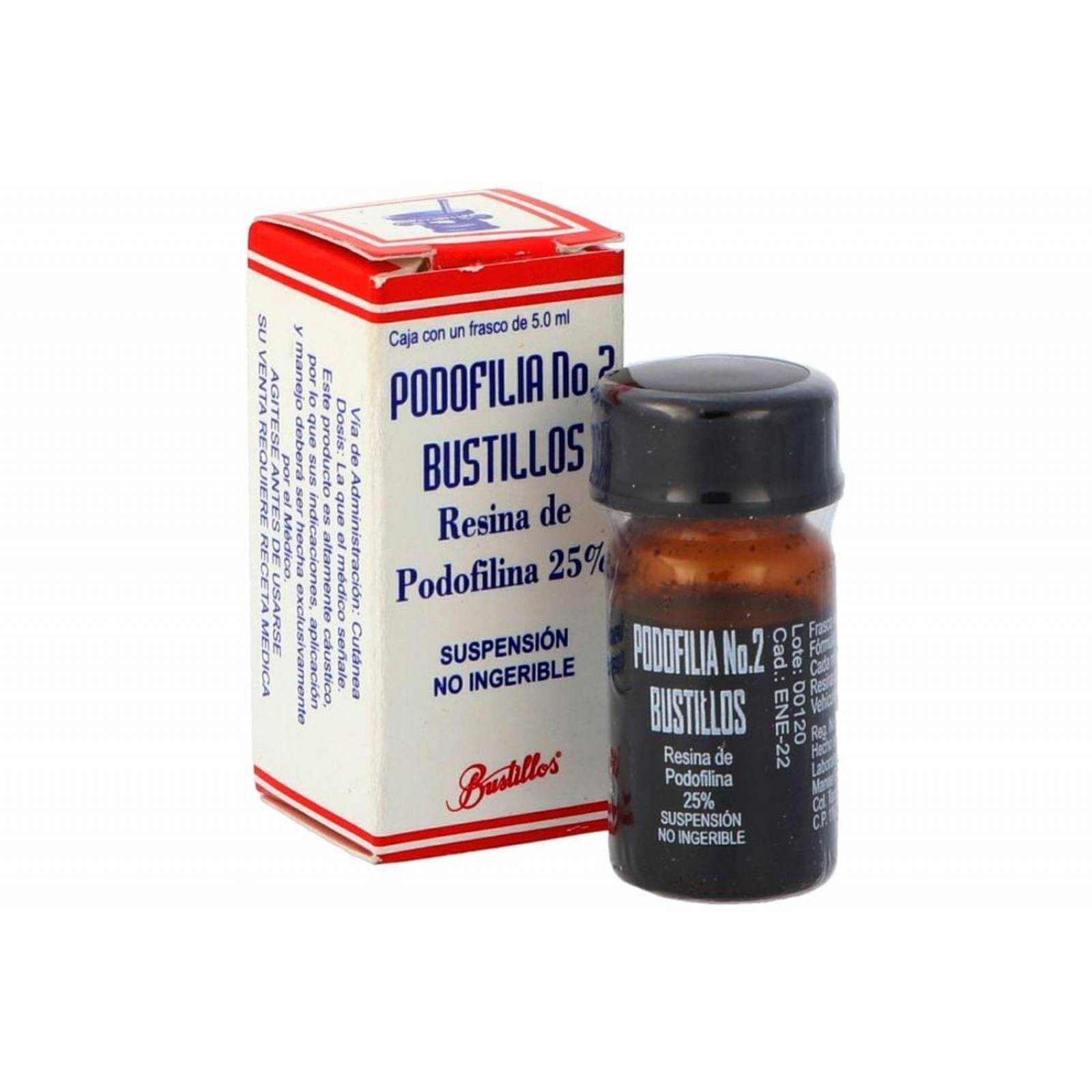Podofilia No. 2 Caja Con 1 Frasco Con 5.0 mL 
