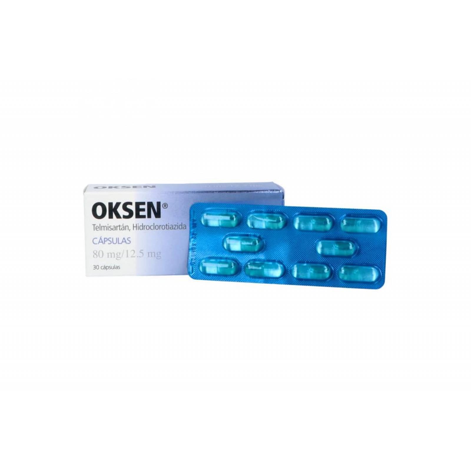 Oksen 80 mg / 12.5 mg Caja Con 30 Cápsulas 