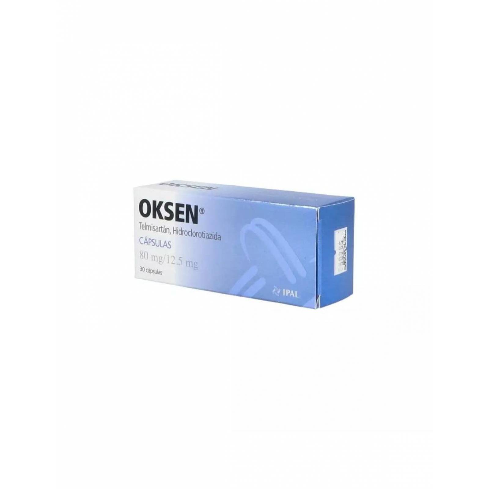 Oksen 80 mg / 12.5 mg Caja Con 30 Cápsulas 