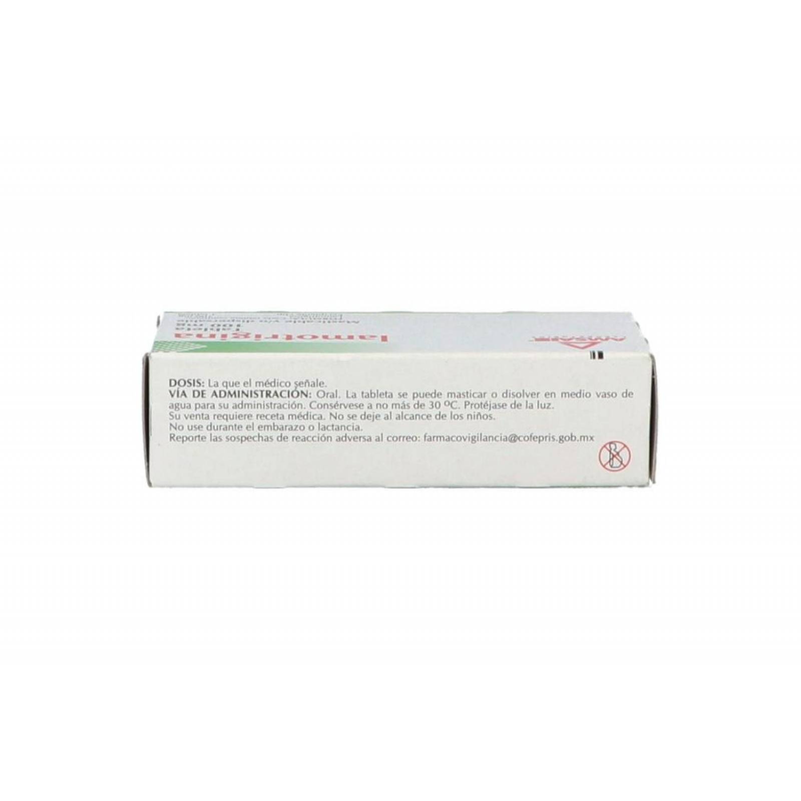 Lamotrigina 100 mg Caja Con 28 Tabletas 