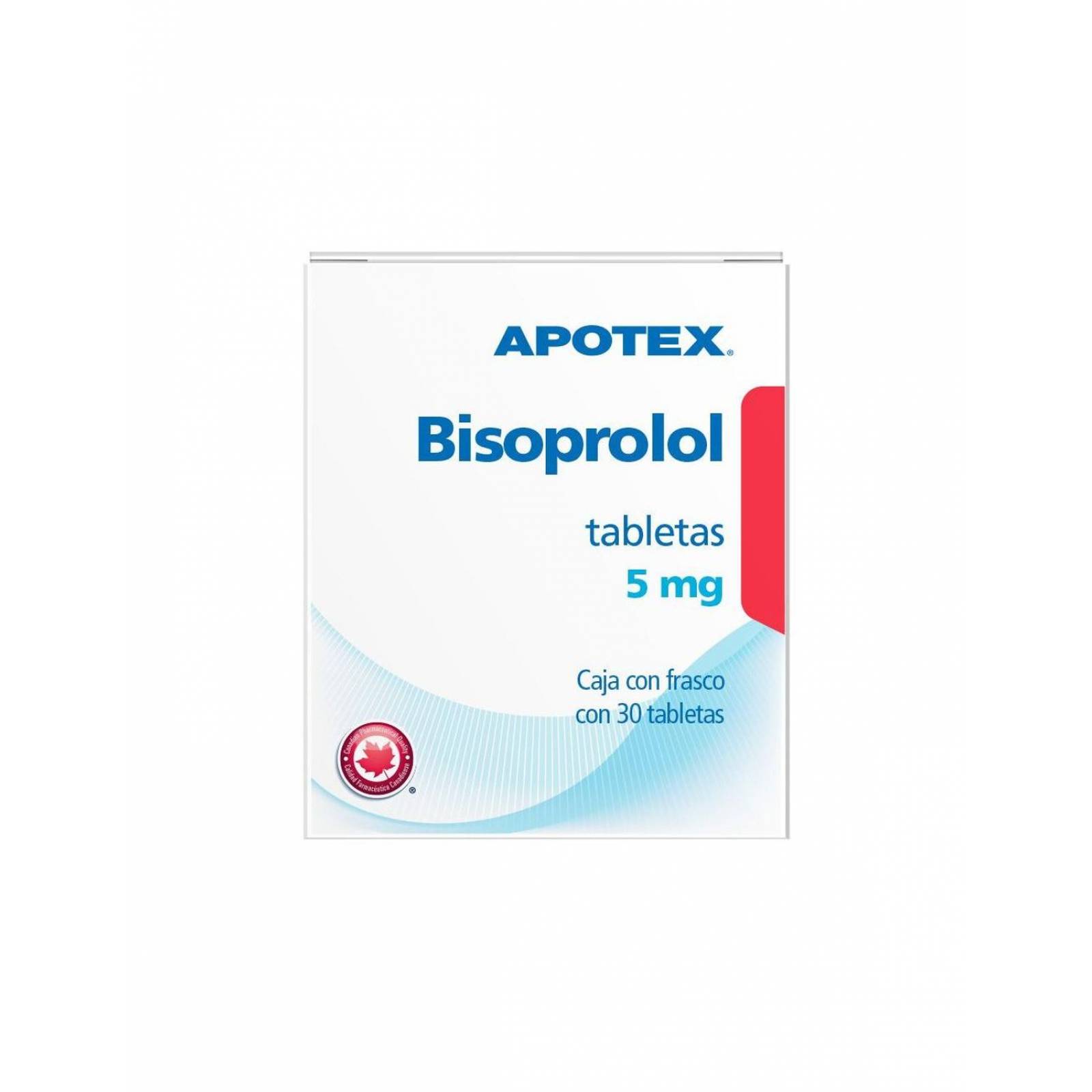Bisoprolol 5 mg Caja Con Frasco Con 30 Tabletas 