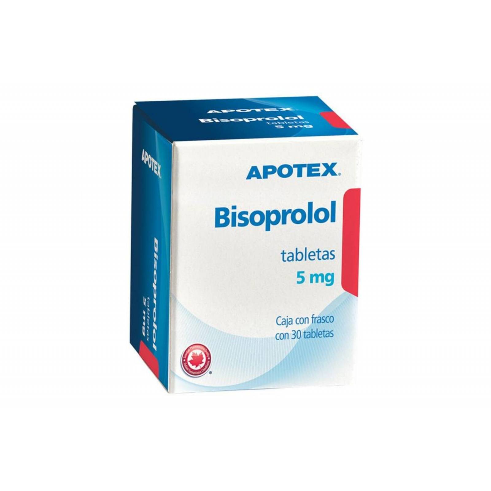 Bisoprolol 5 mg Caja Con Frasco Con 30 Tabletas 