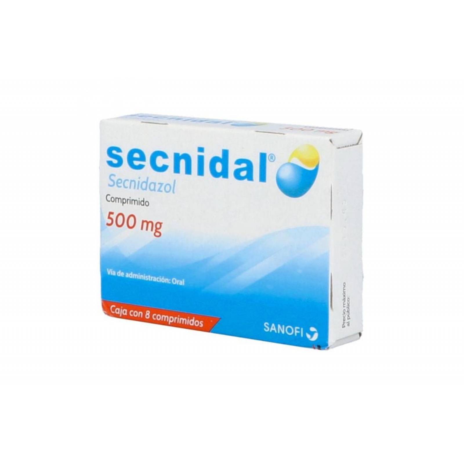 Secnidal 500 mg Caja Con 8 Comprimidos 
